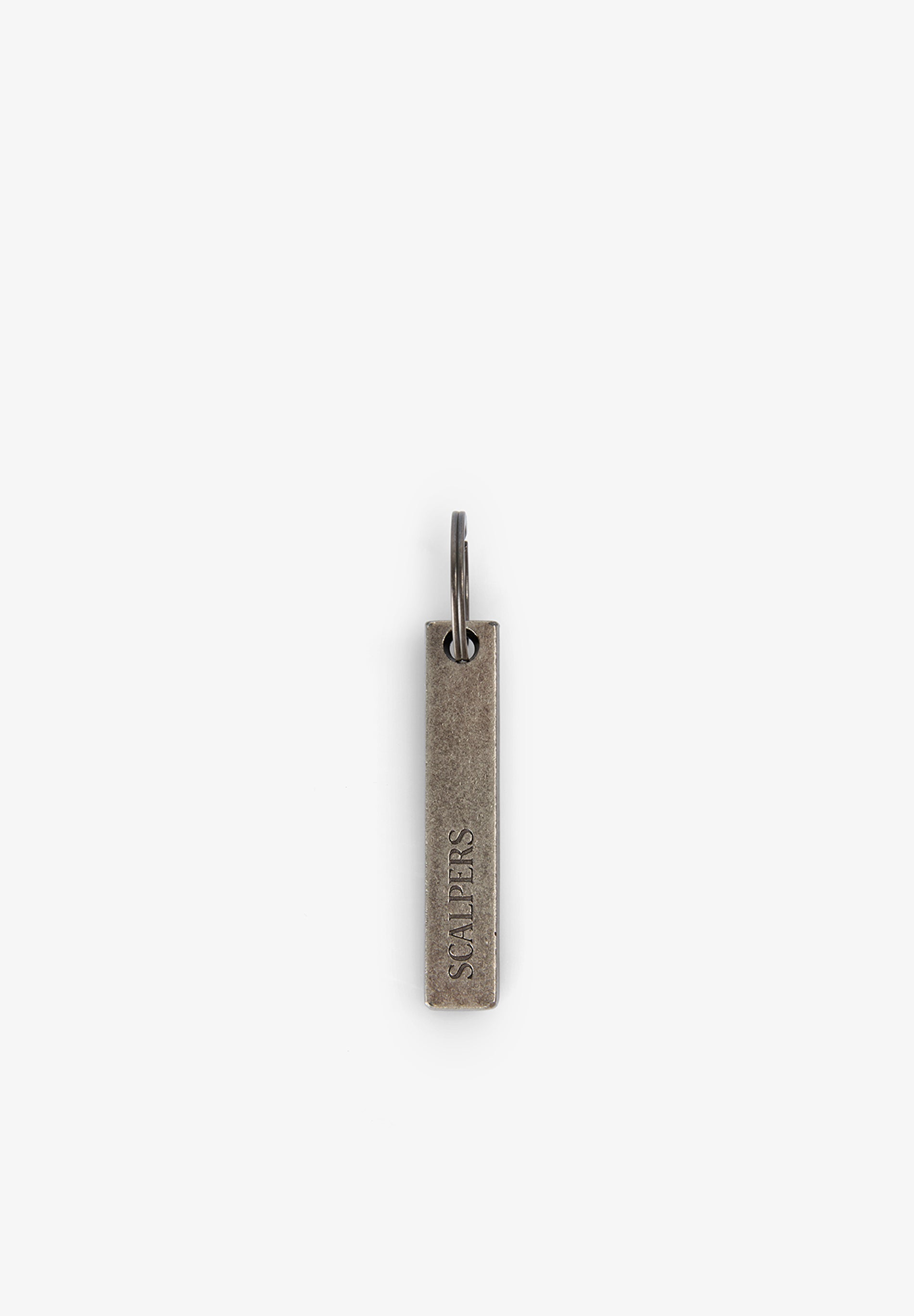 METAL KEYCHAIN WITH ENGRAVED LOGO