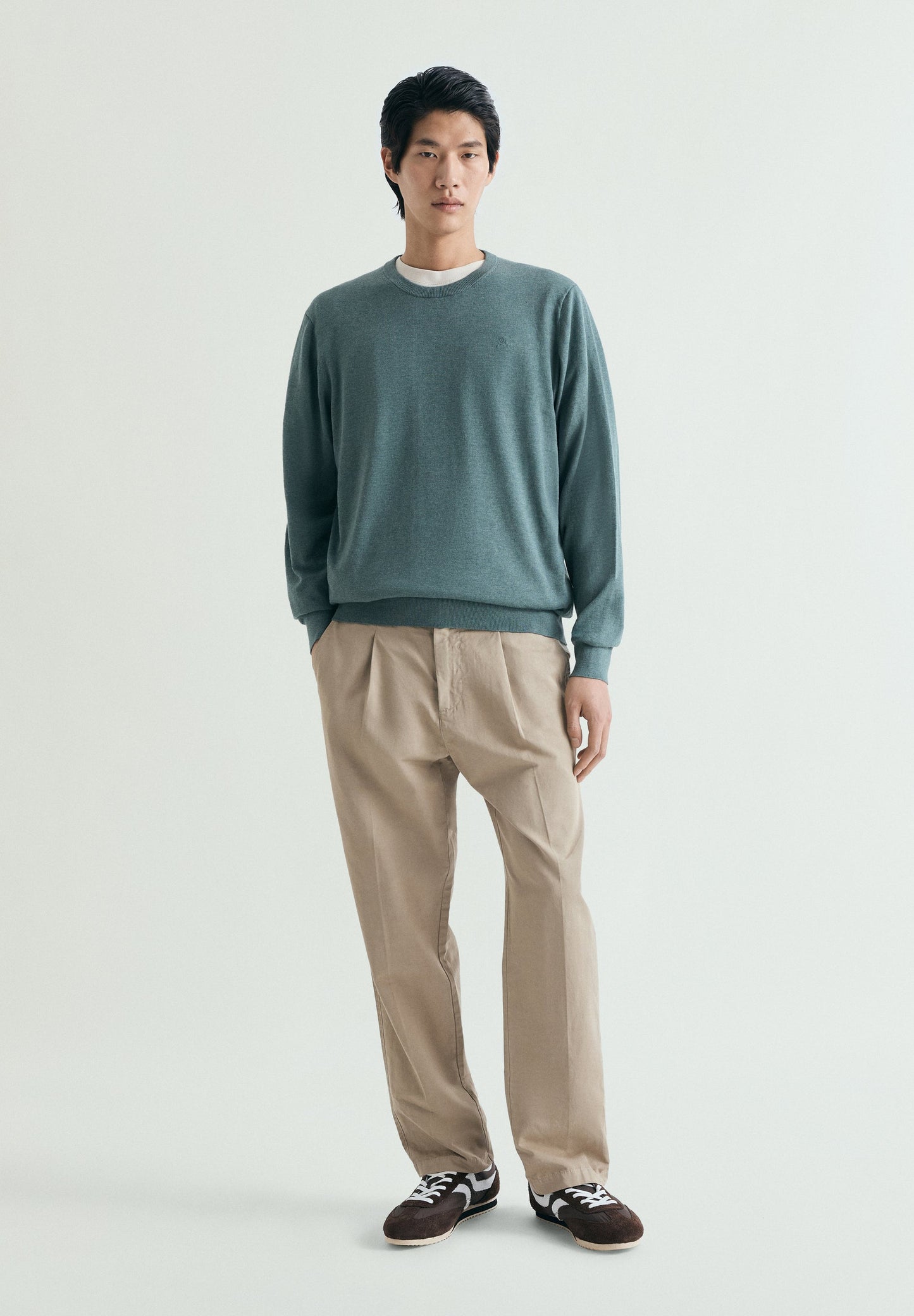 SUPIMA RIBBED SWEATER