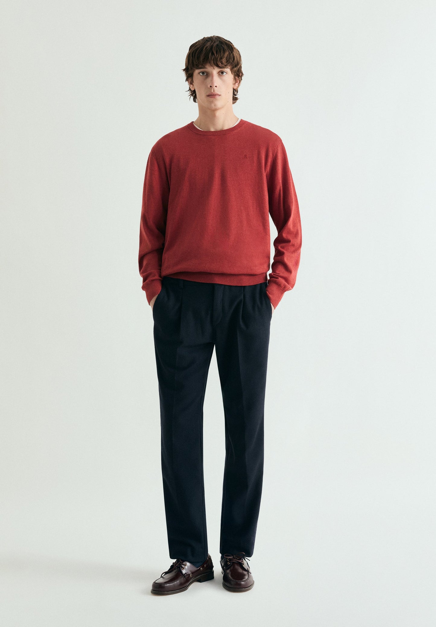 SUPIMA RIBBED SWEATER