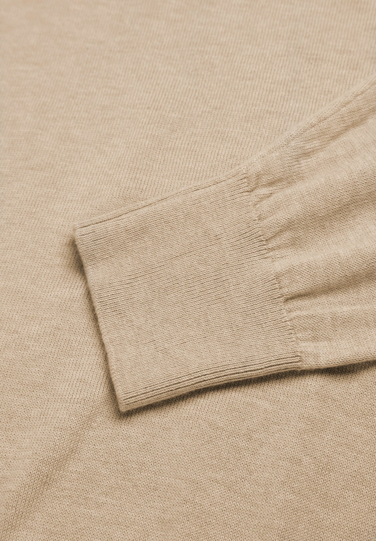 SUPIMA SWEATER WITH TONAL EMBROIDERY