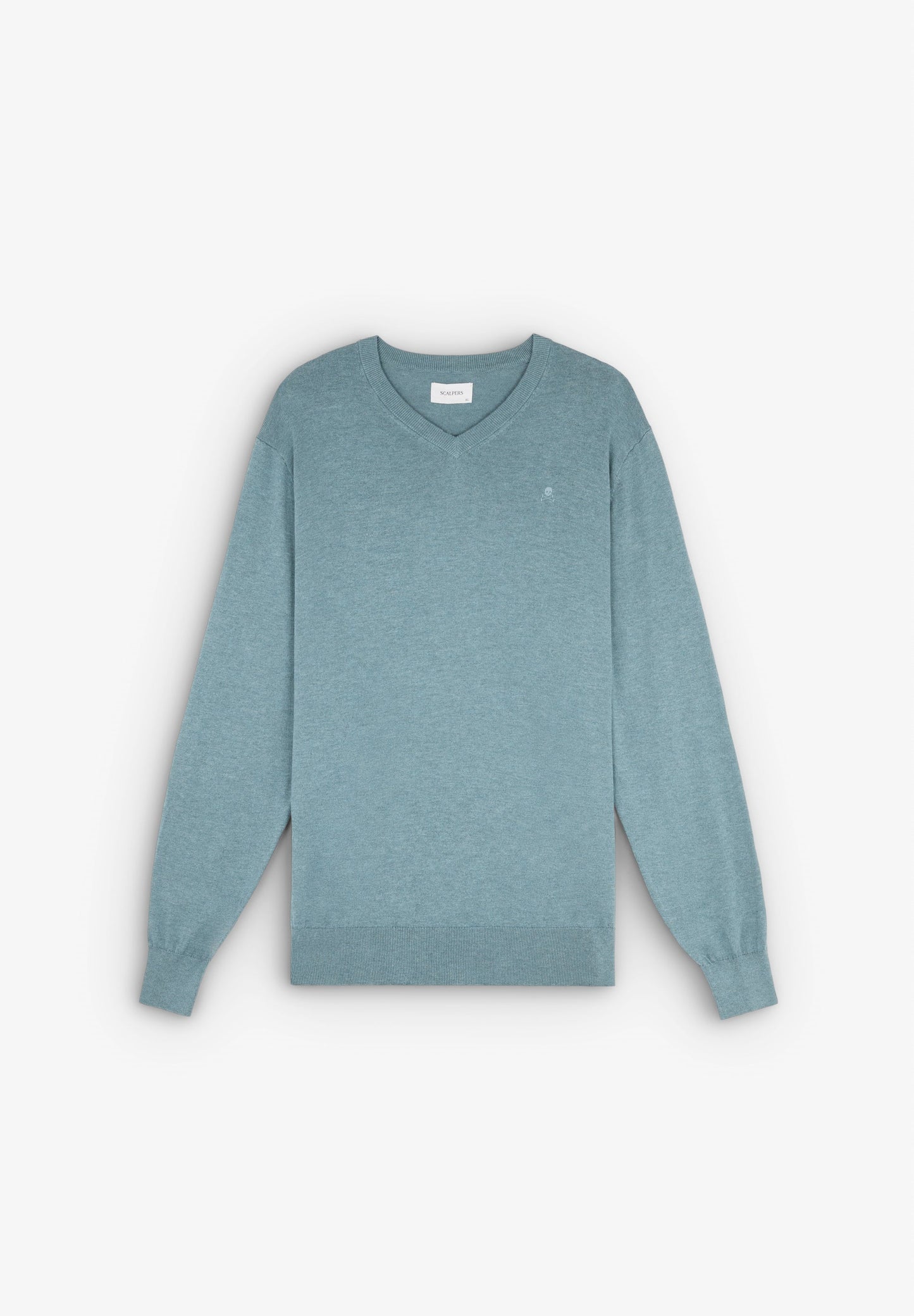 SUPIMA SWEATER WITH TONAL EMBROIDERY