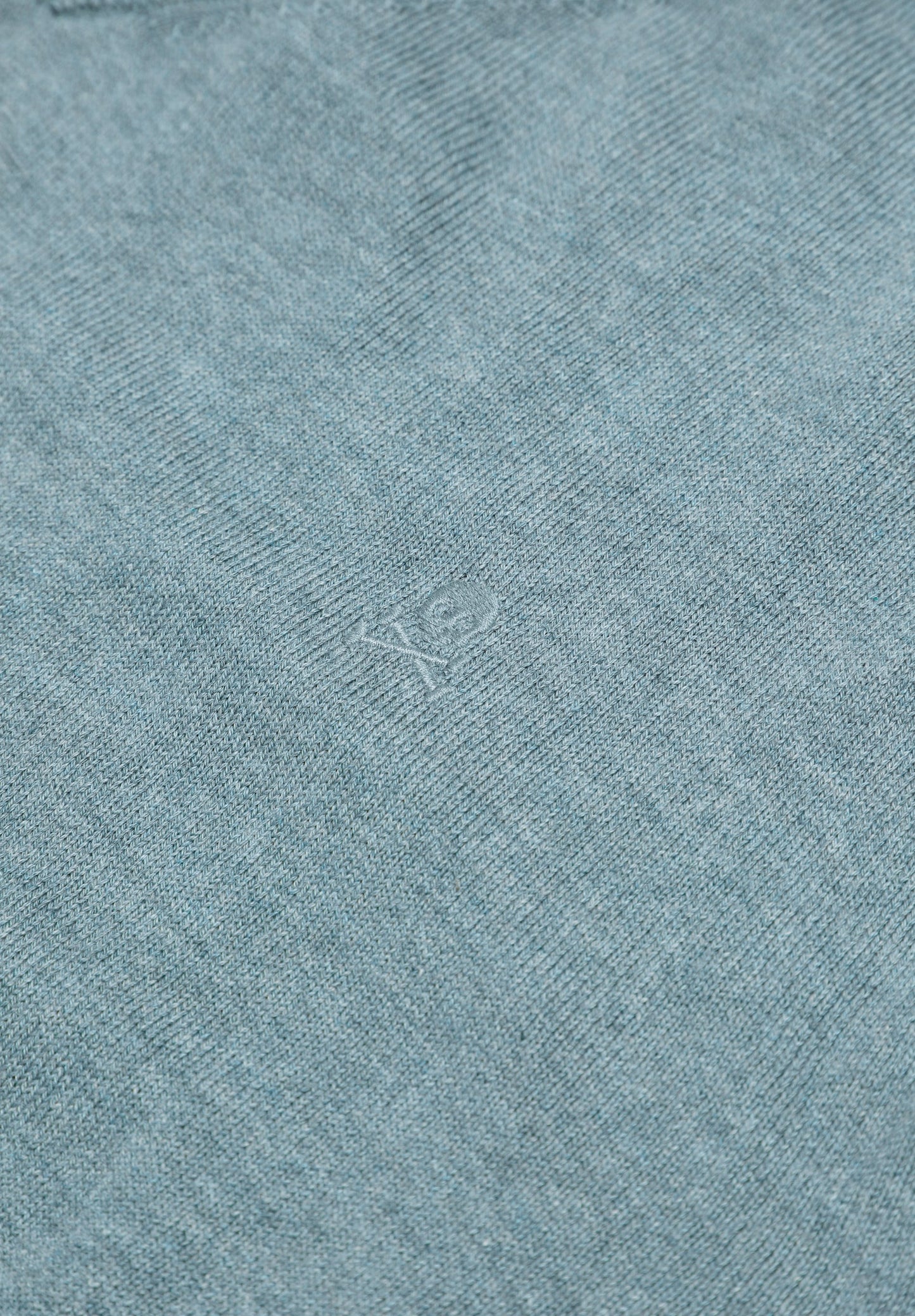 SUPIMA SWEATER WITH TONAL EMBROIDERY