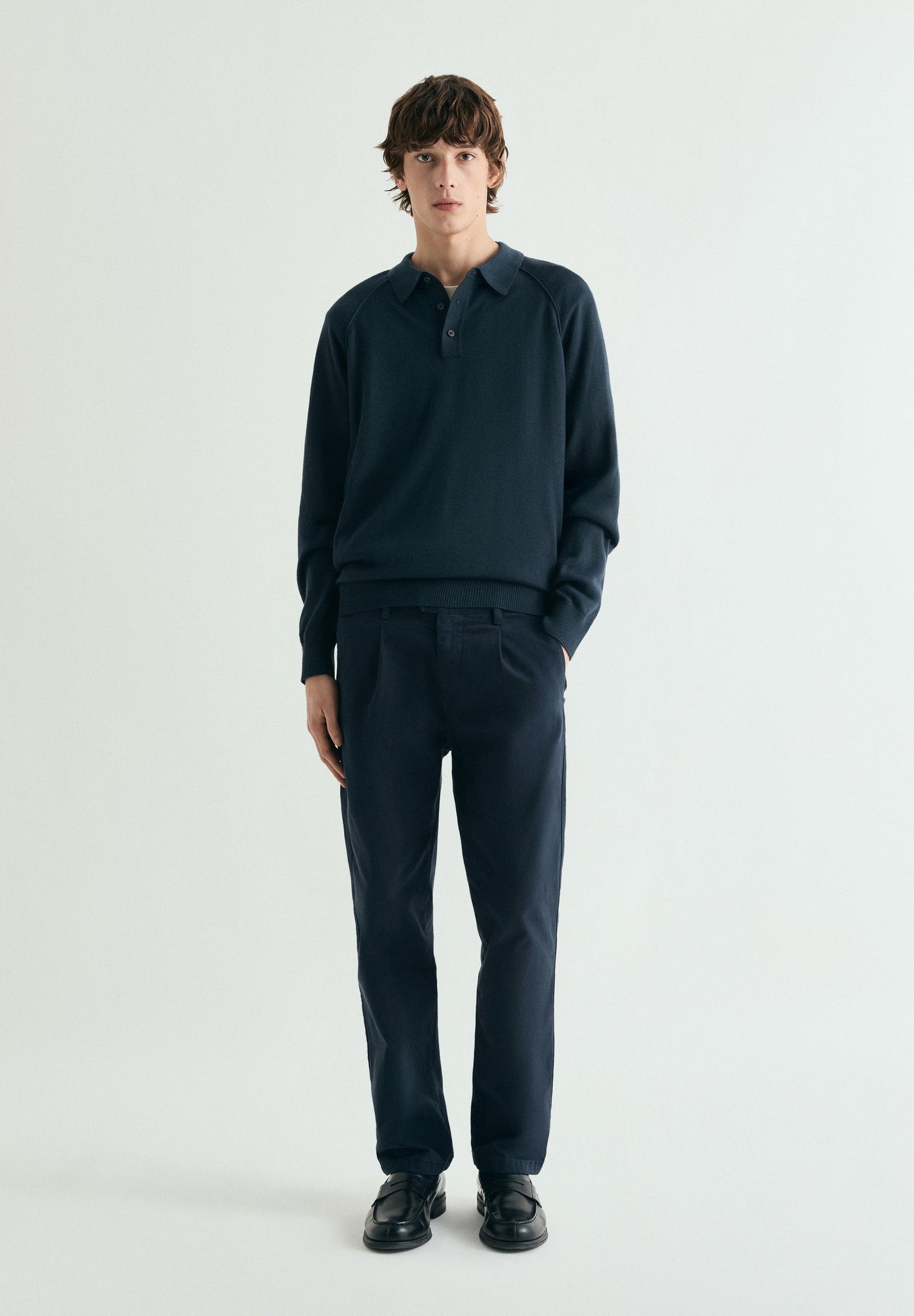 SCRANGLAN LS POLO TRICOT