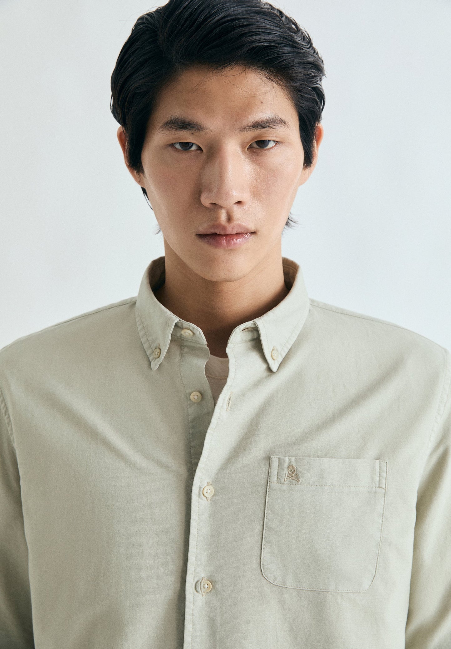 OXFORD SHIRT WITH MATCHING EMBROIDERY