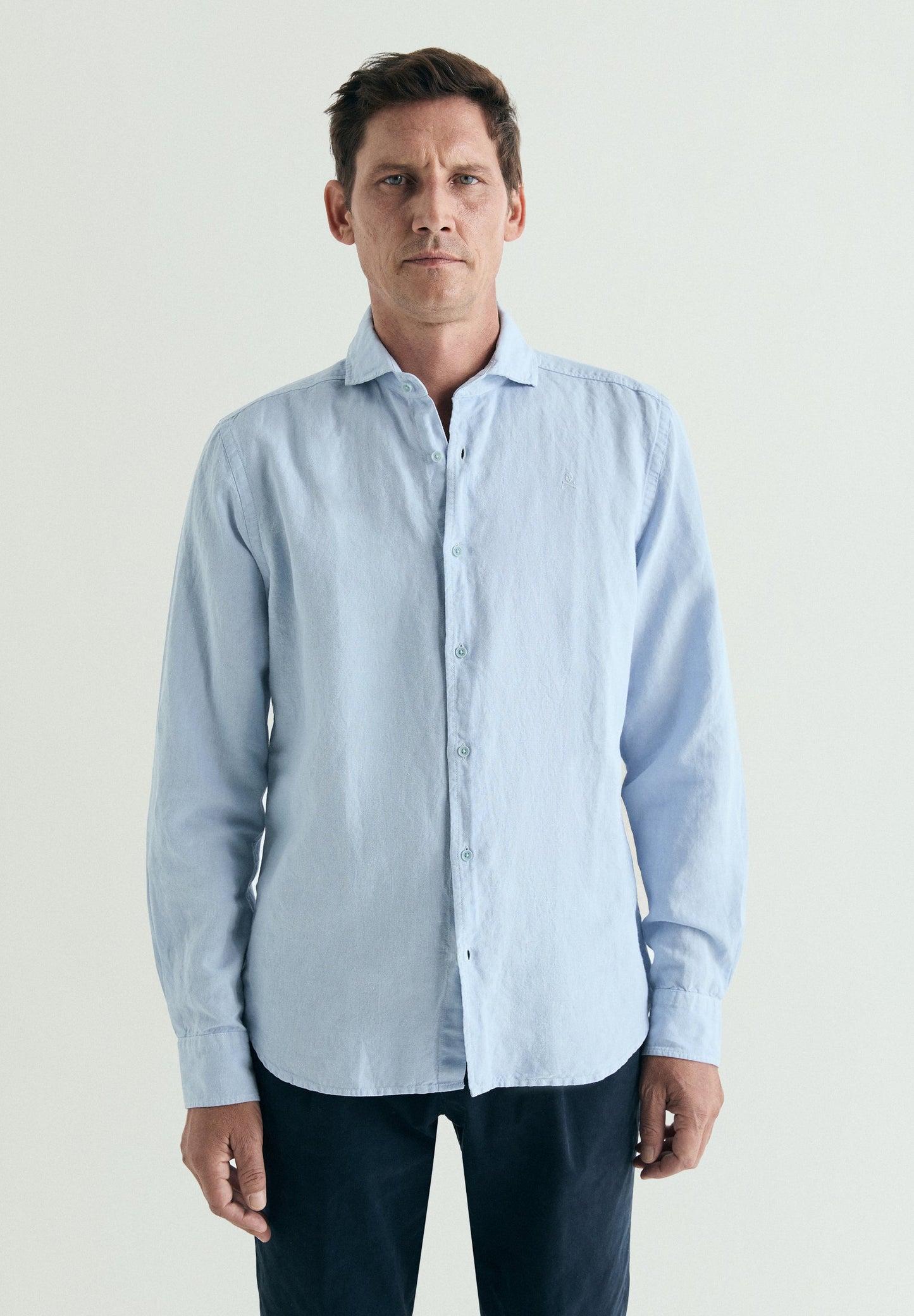 REGULAR FIT LINEN SHIRT