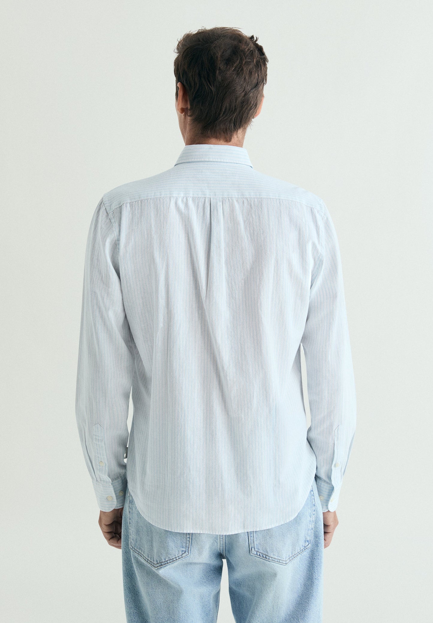 COTTON AND LINEN OXFORD SHIRT