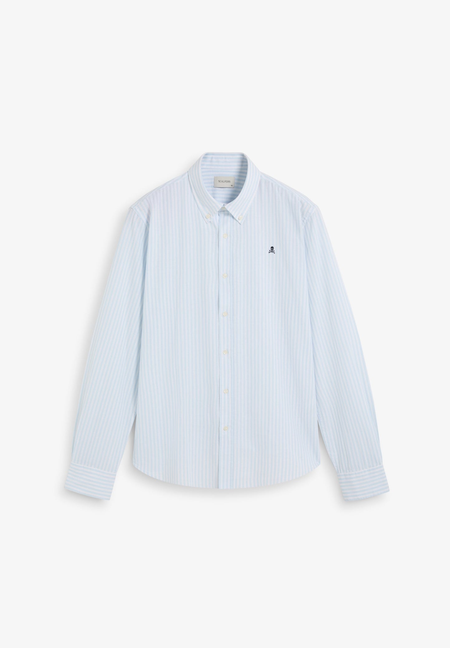 COTTON AND LINEN OXFORD SHIRT