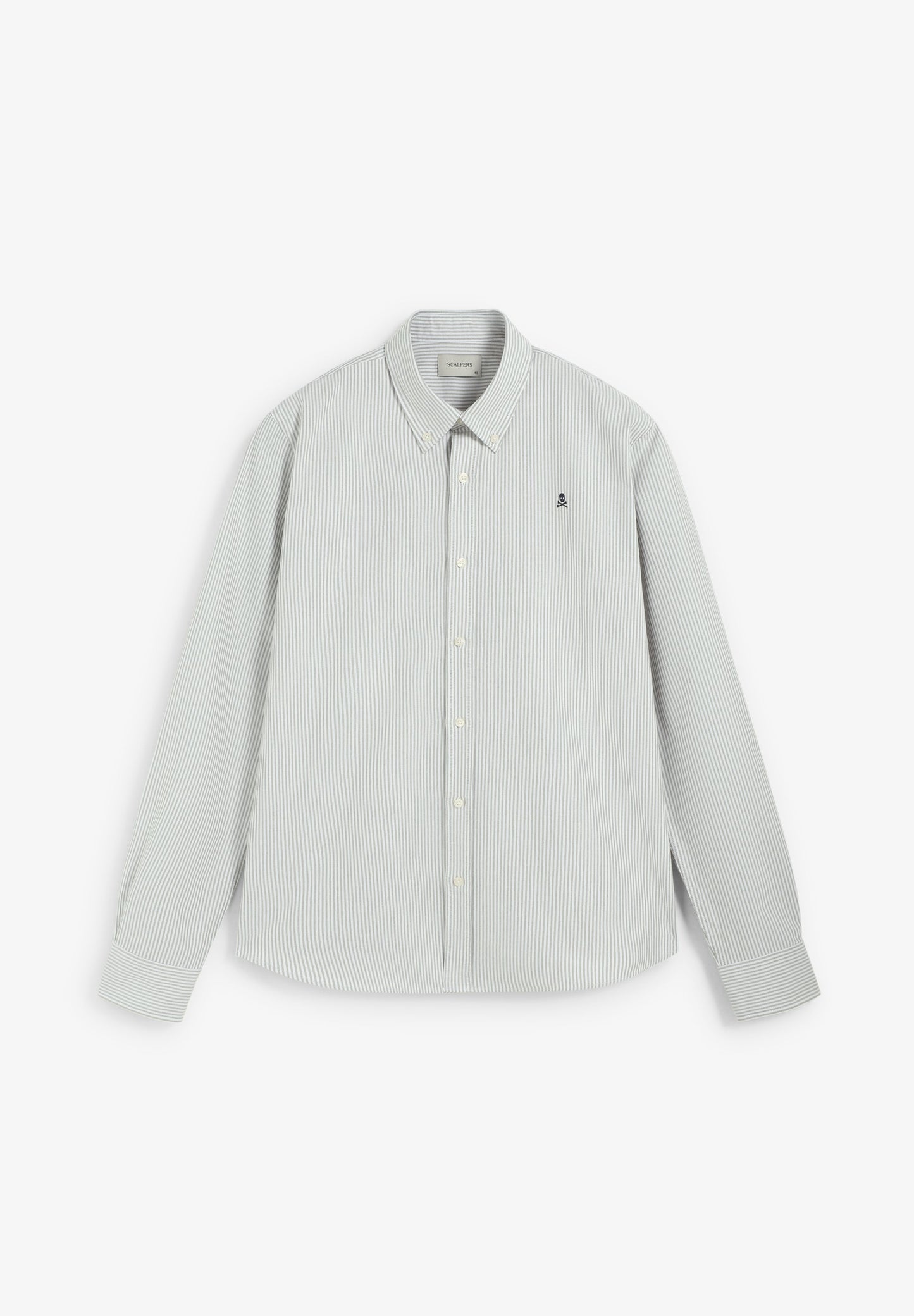 STRIPED PRINTED OXFORD SHIRT