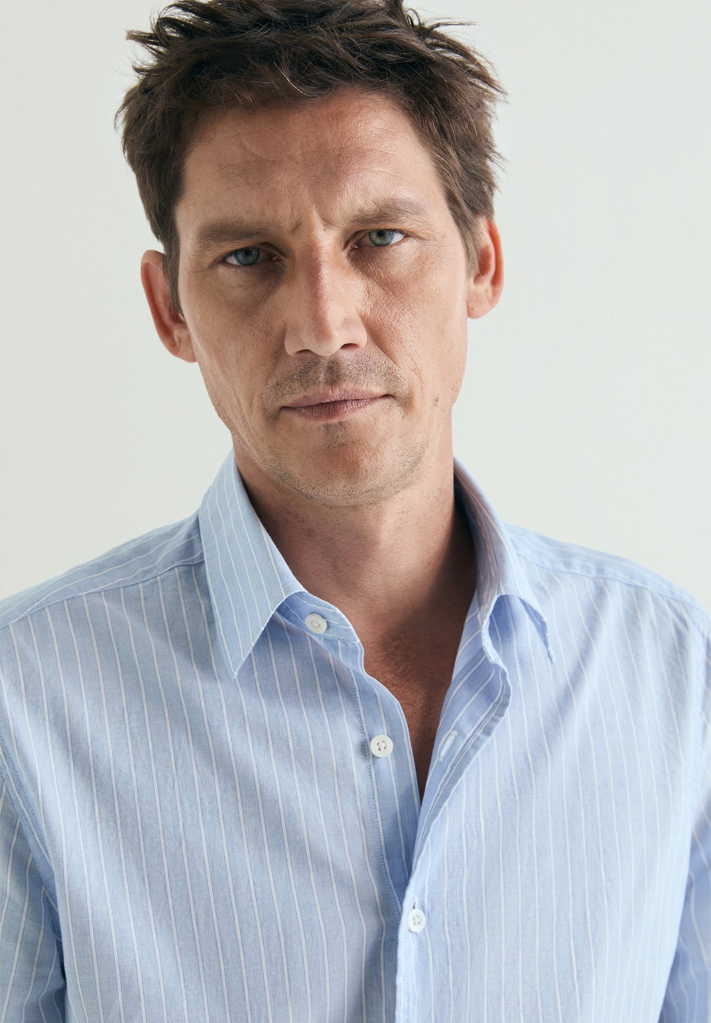 REGULAR FIT STRIPED COTTON SHIRT