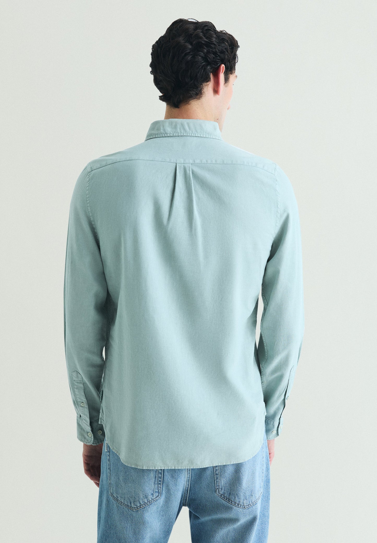REGULAR FIT LINEN POLO SHIRT