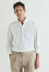 REGULAR FIT LINEN POLO SHIRT