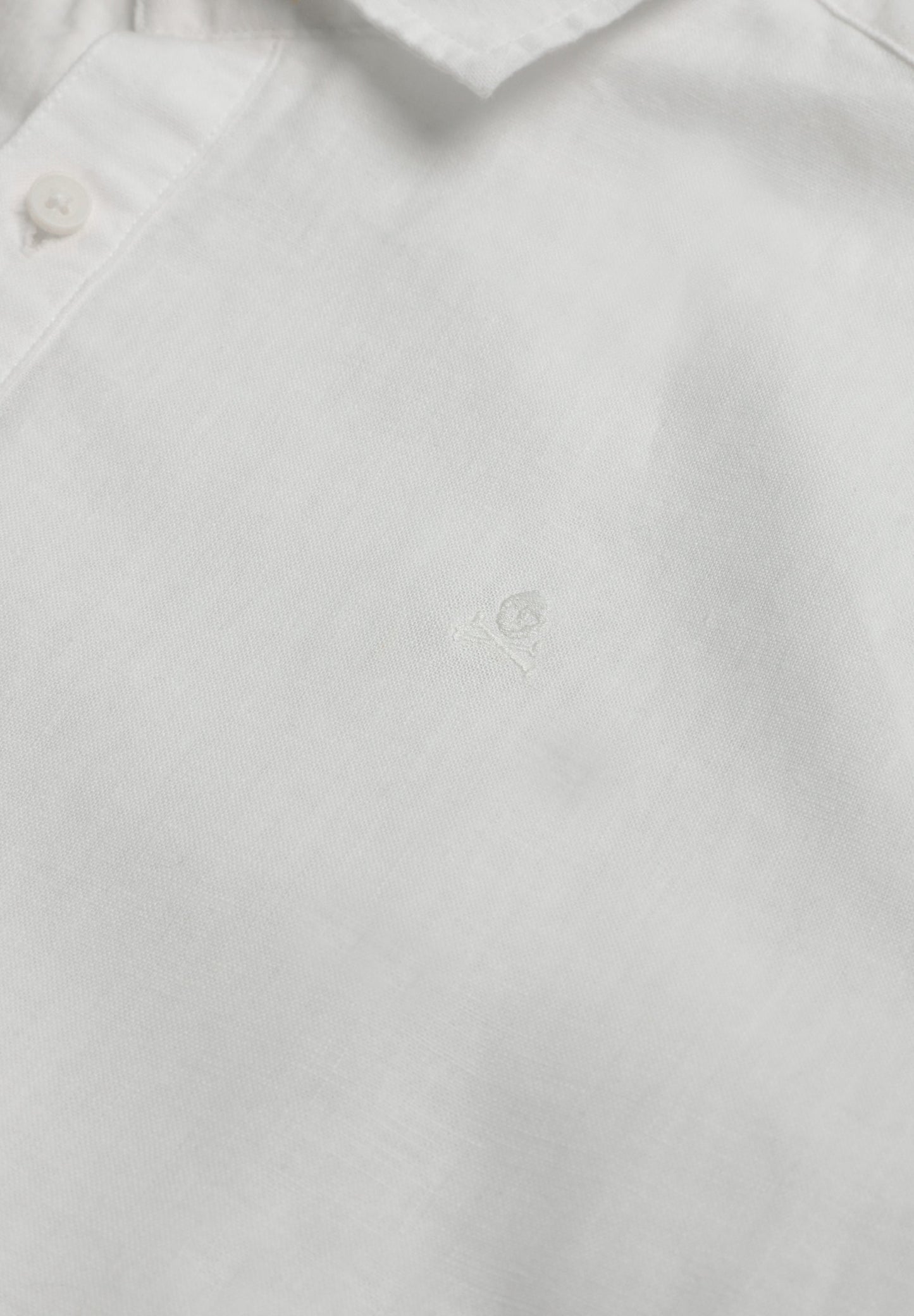 REGULAR FIT LINEN POLO SHIRT