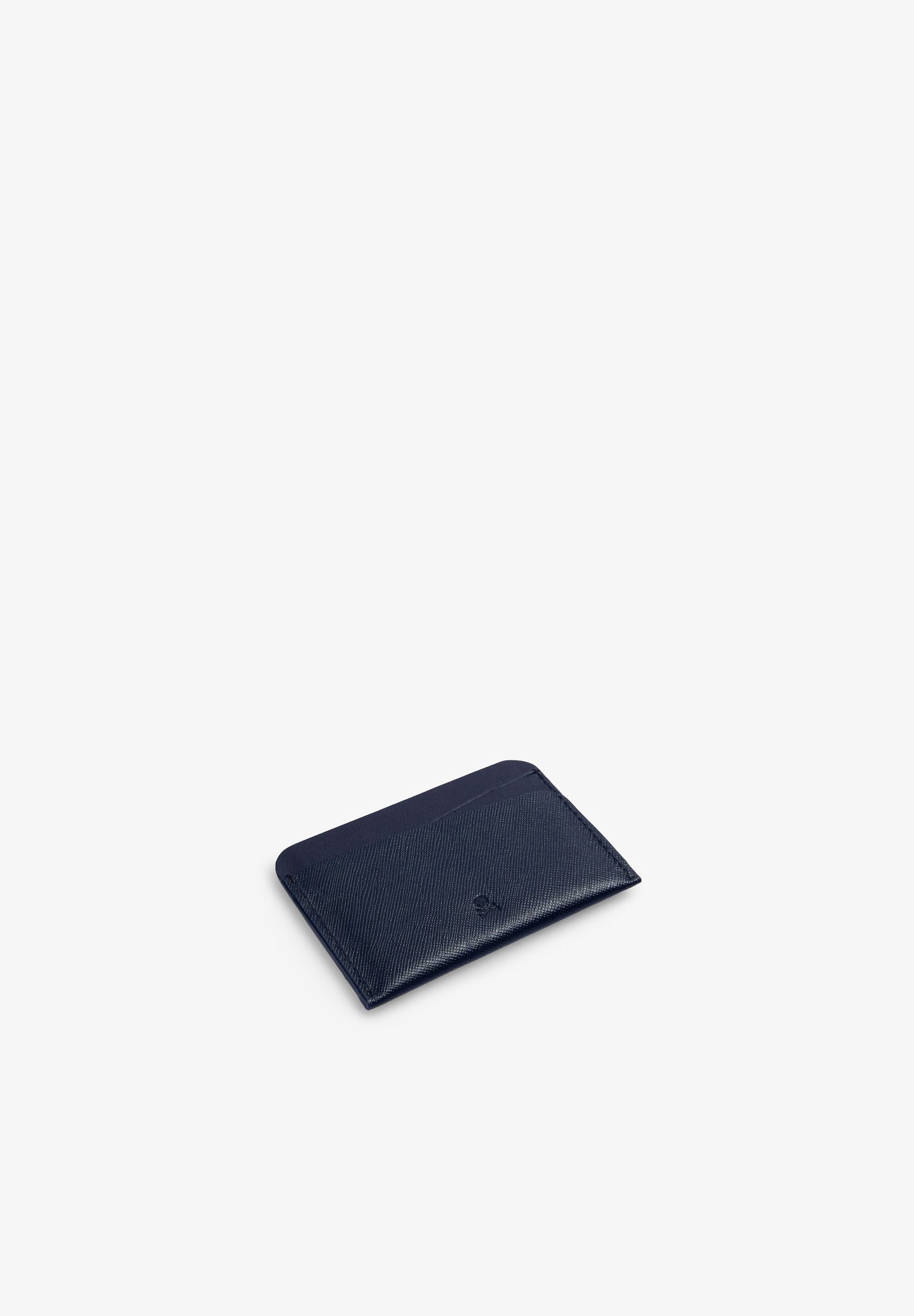LEATHER CARD HOLDER WITH ENGRAVED LOGO