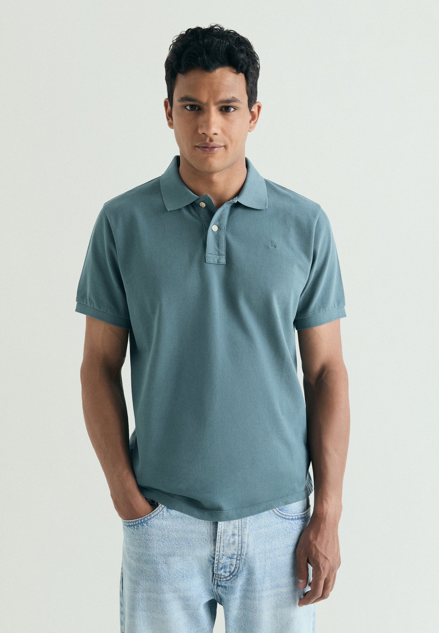 EMBROIDERED PIQUÉ POLO SHIRT