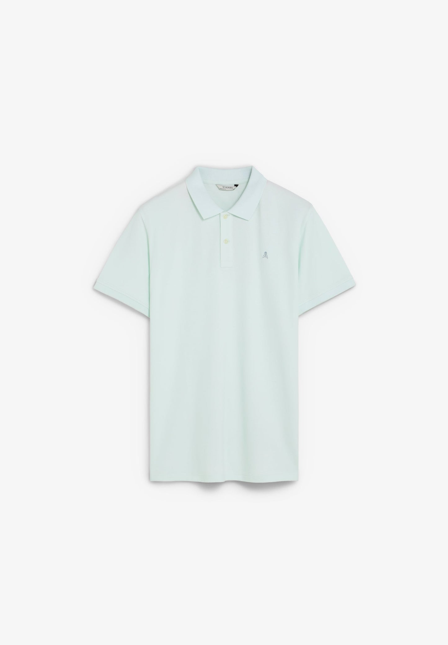 PIQUÉ POLO SHIRT WITH CONTRAST SKULL