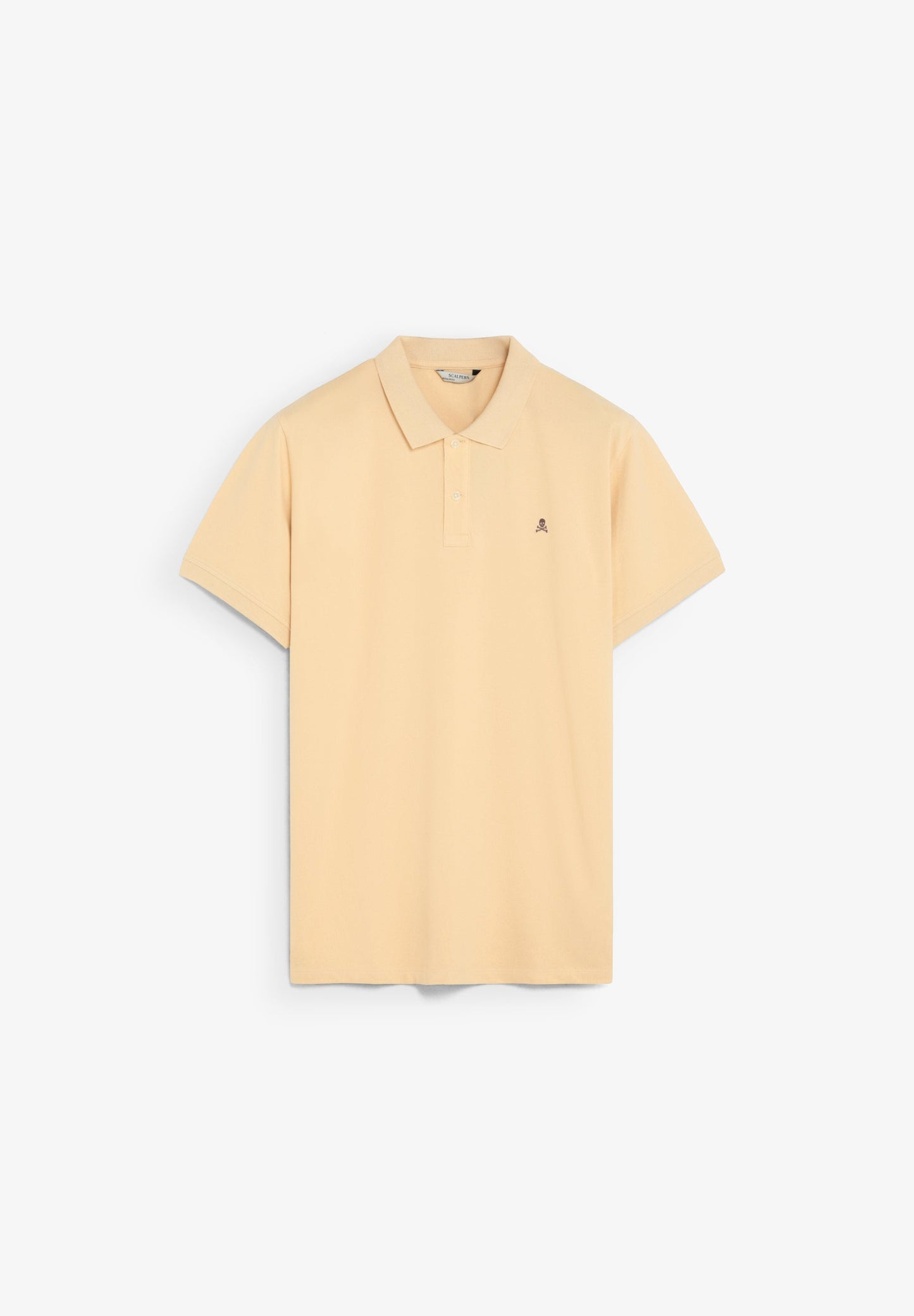 PIQUÉ POLO SHIRT WITH CONTRAST SKULL
