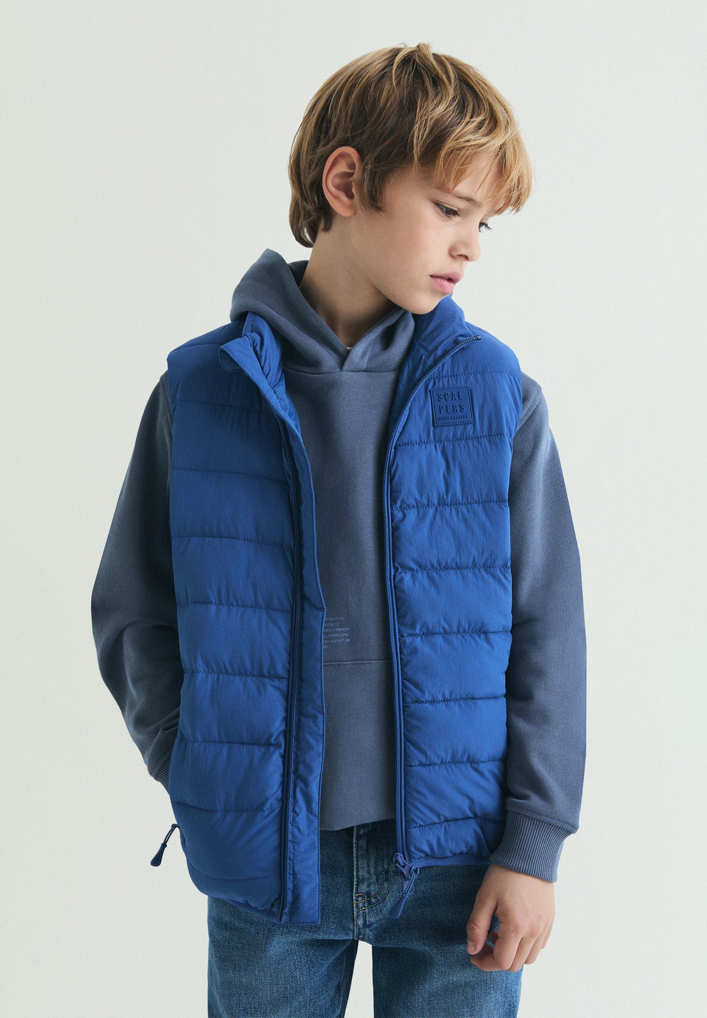 QUILTED ZIP-UP GILET