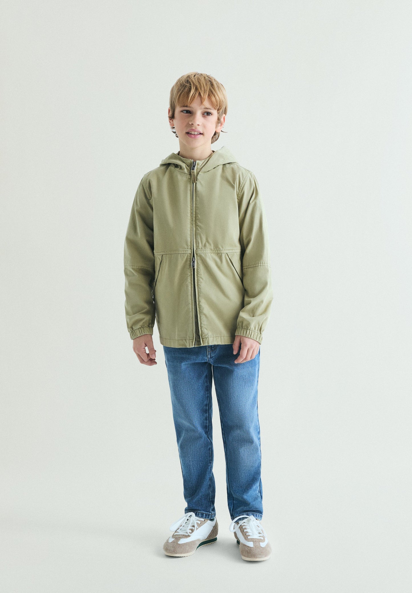 COTTON JACKET WITH HOOD