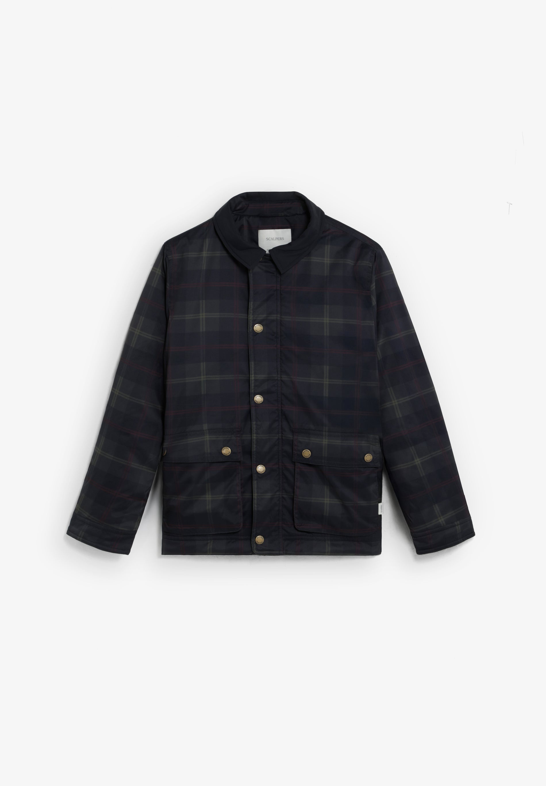 CHECK WAXED JACKET