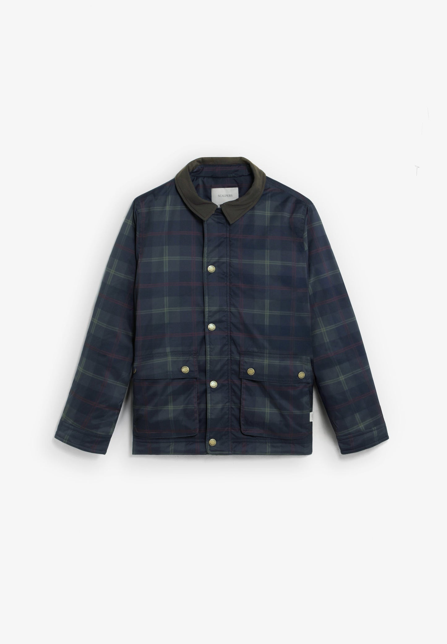 CHECK WAXED JACKET
