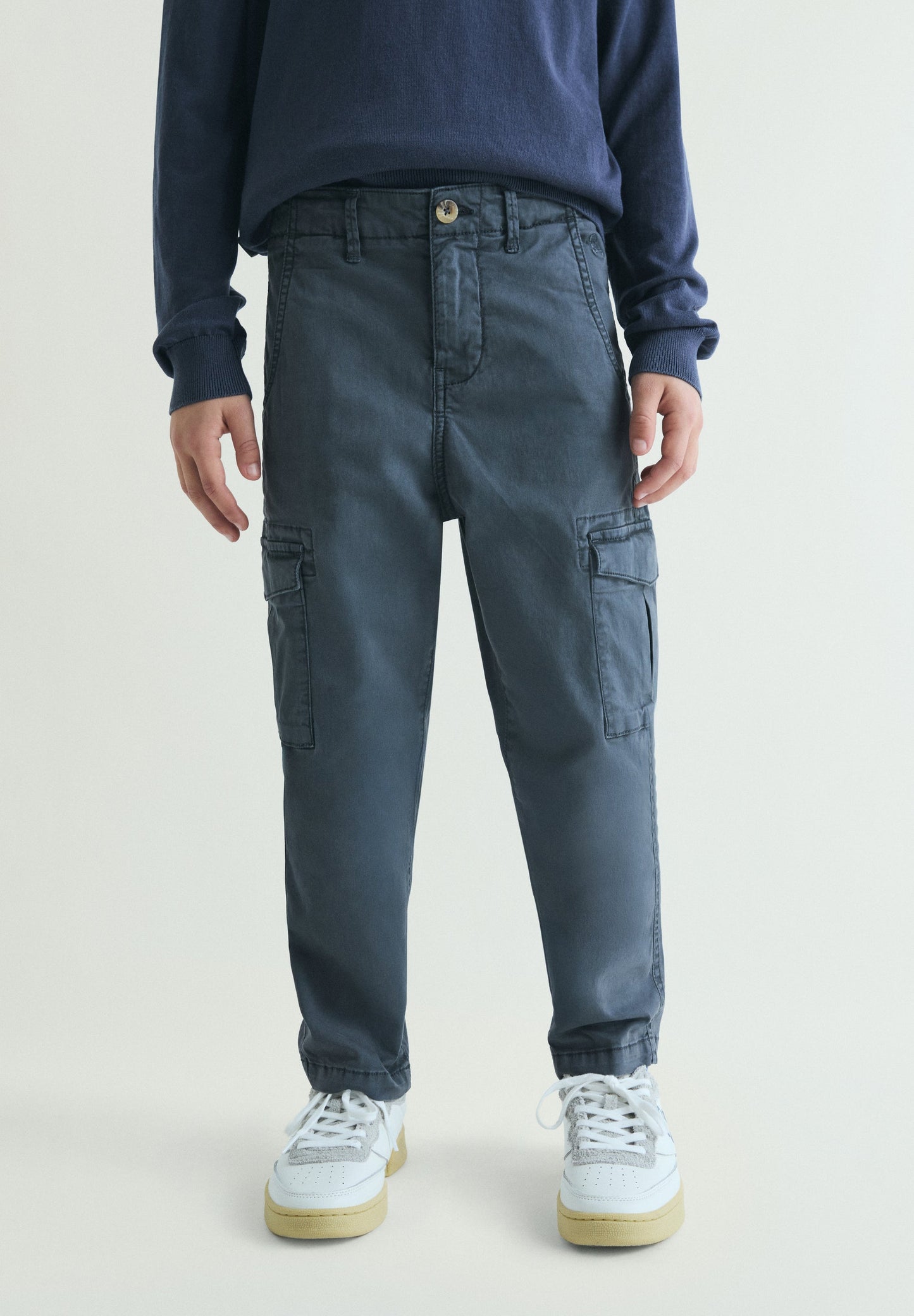 SLIM FIT CARGO TROUSERS