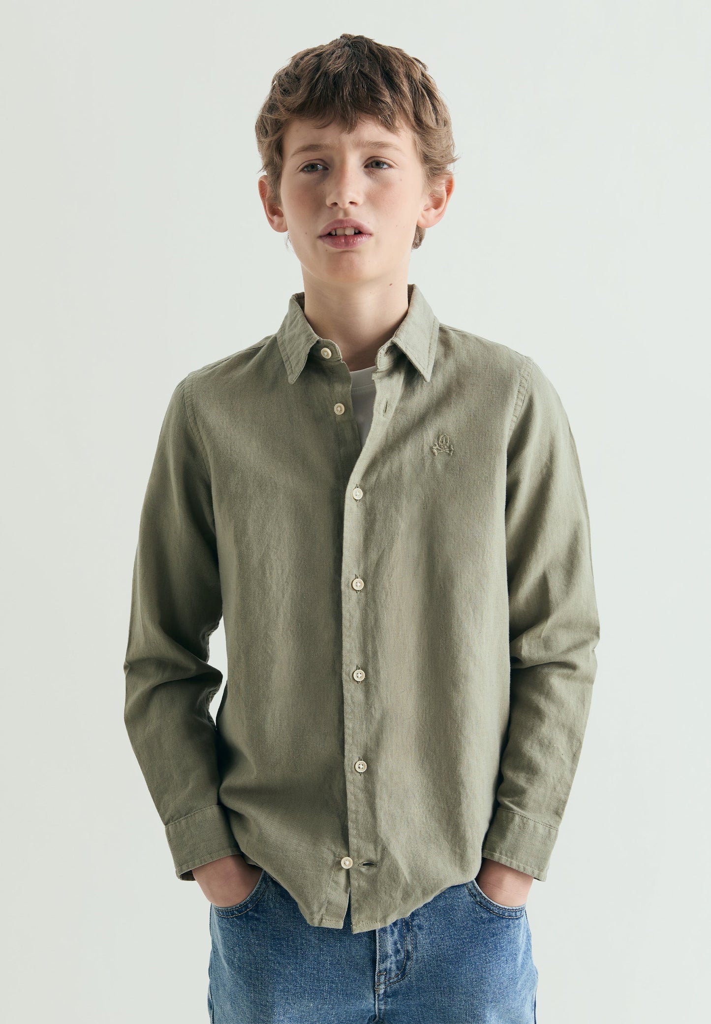 REGULAR FIT SKULL SHIRT