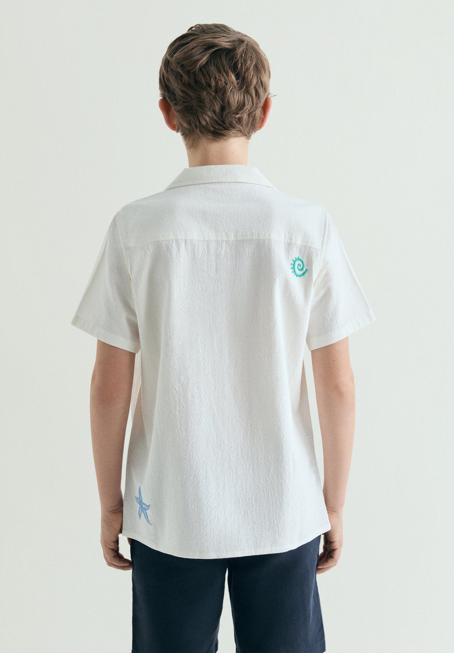 SCBEACH EMB SS SHIRT KIDS