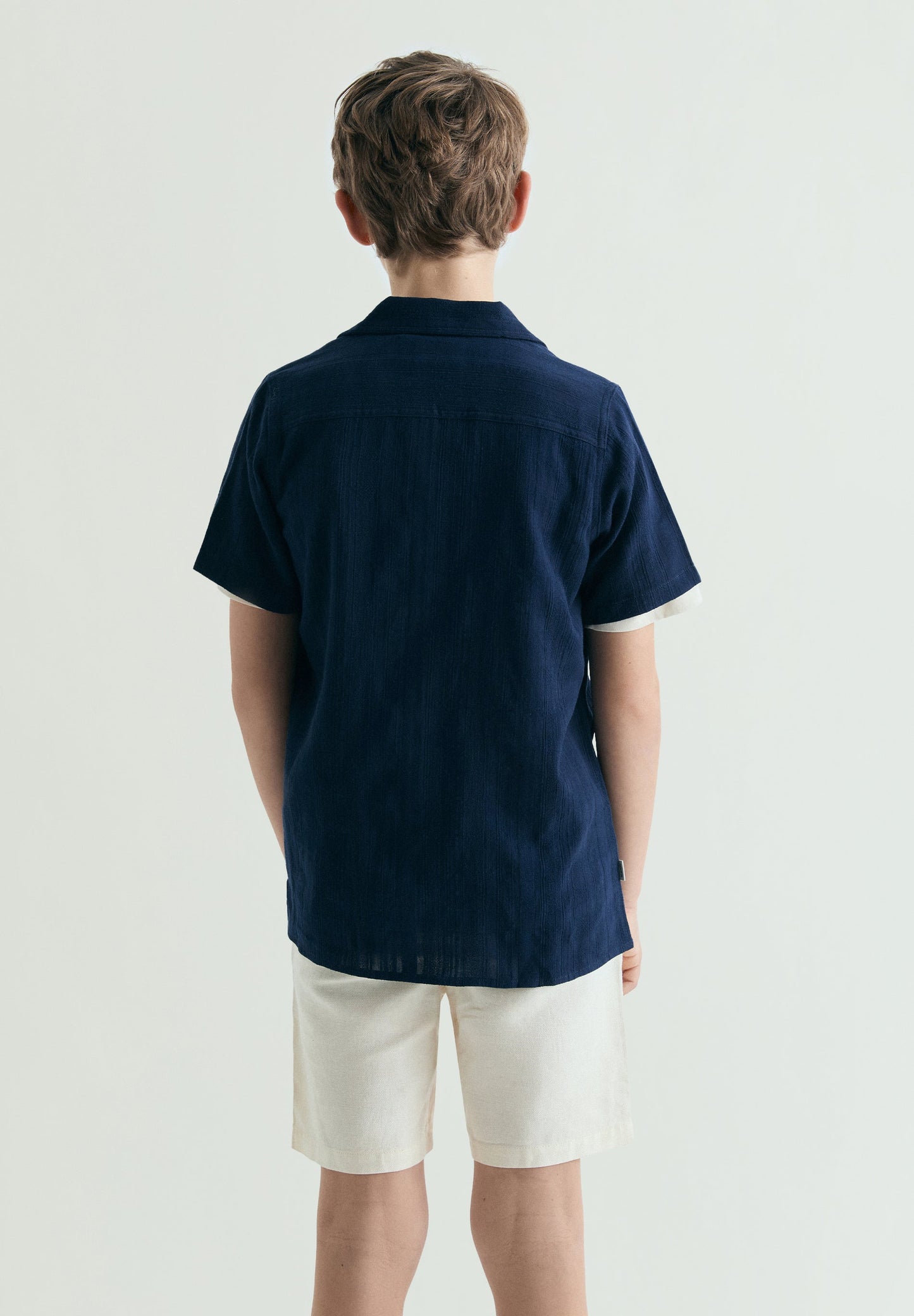 TEXTURED COTTON SHIRT