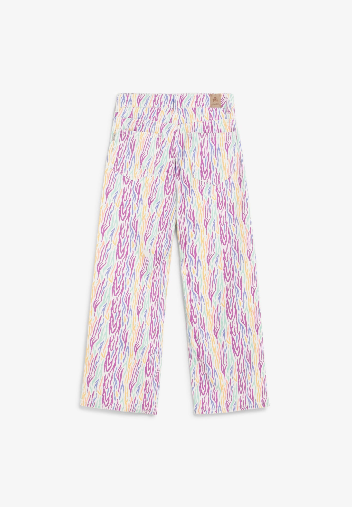 MULTICOLOUR WIDE LEG TROUSERS
