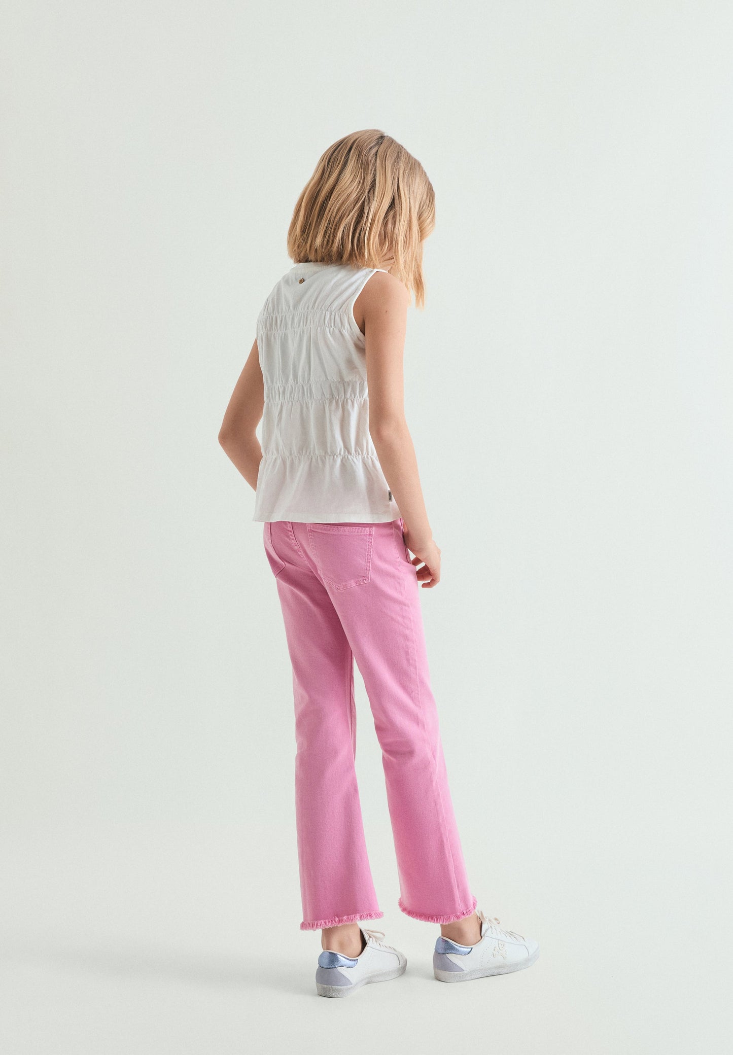 FLARED TROUSERS WITH SEAMS
