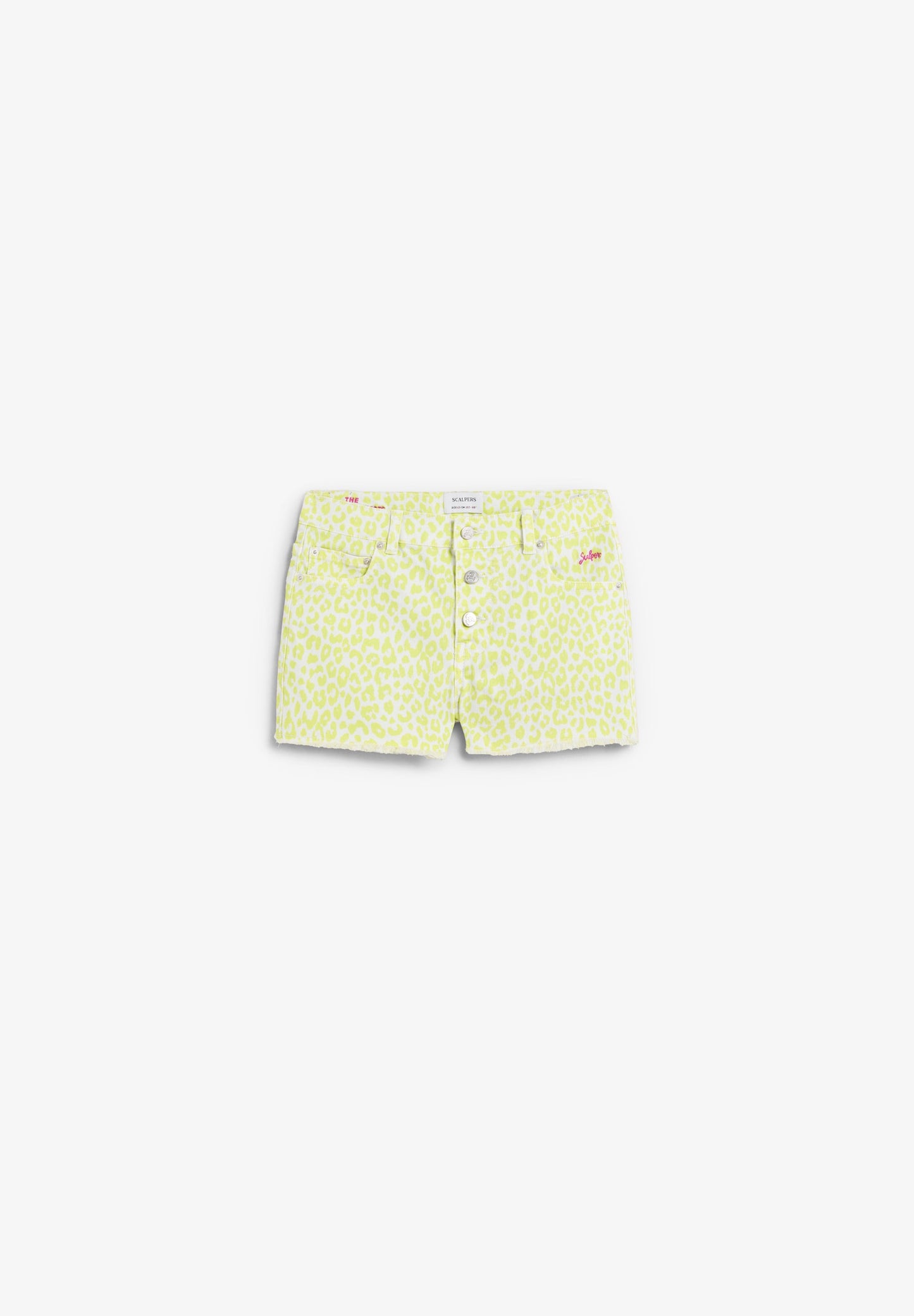 ANIMAL PRINT SHORTS WITH BUTTON