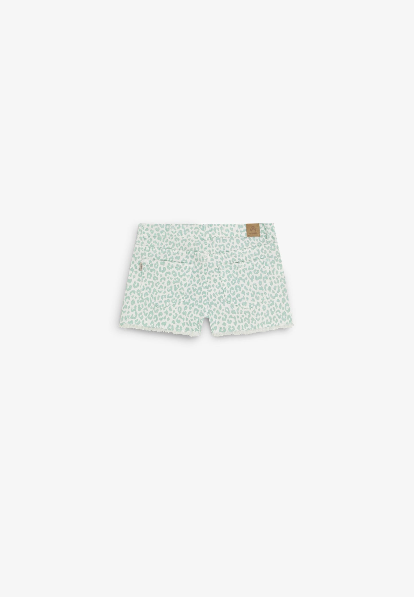 ANIMAL PRINT SHORTS WITH BUTTON