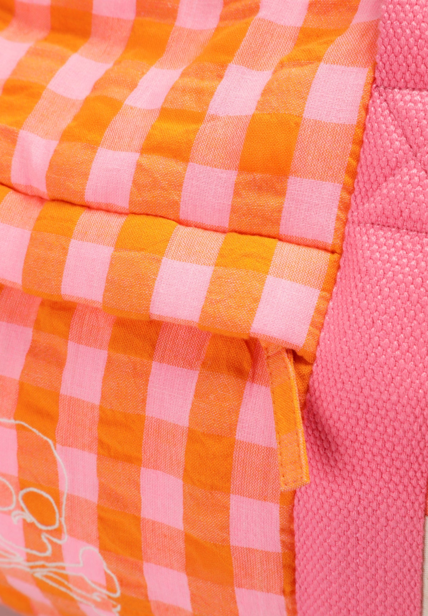GINGHAM DUFFLE BAG