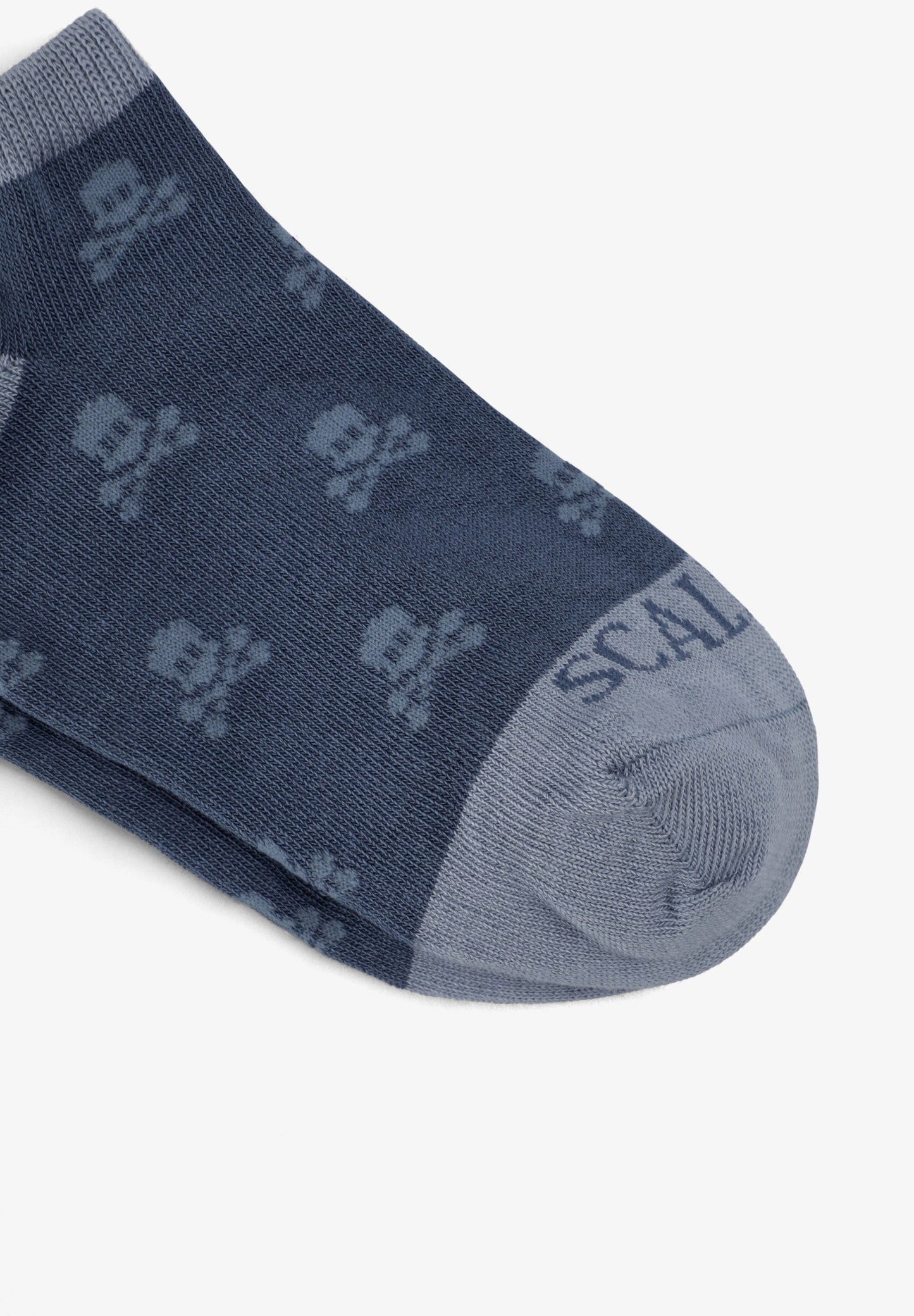 SKULL PRINT ANKLE SOCKS