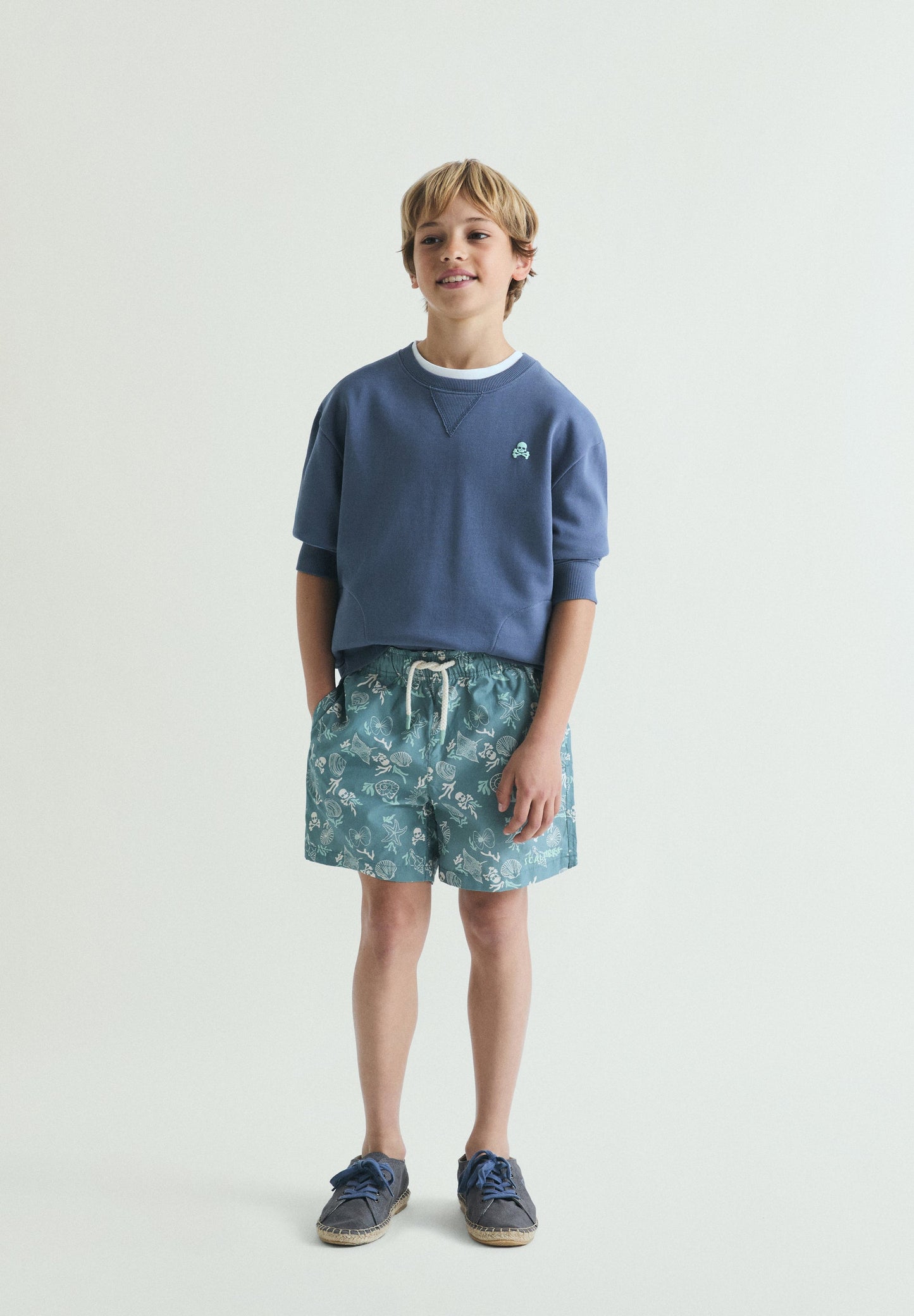 NAUTICAL SWIMMING TRUNKS