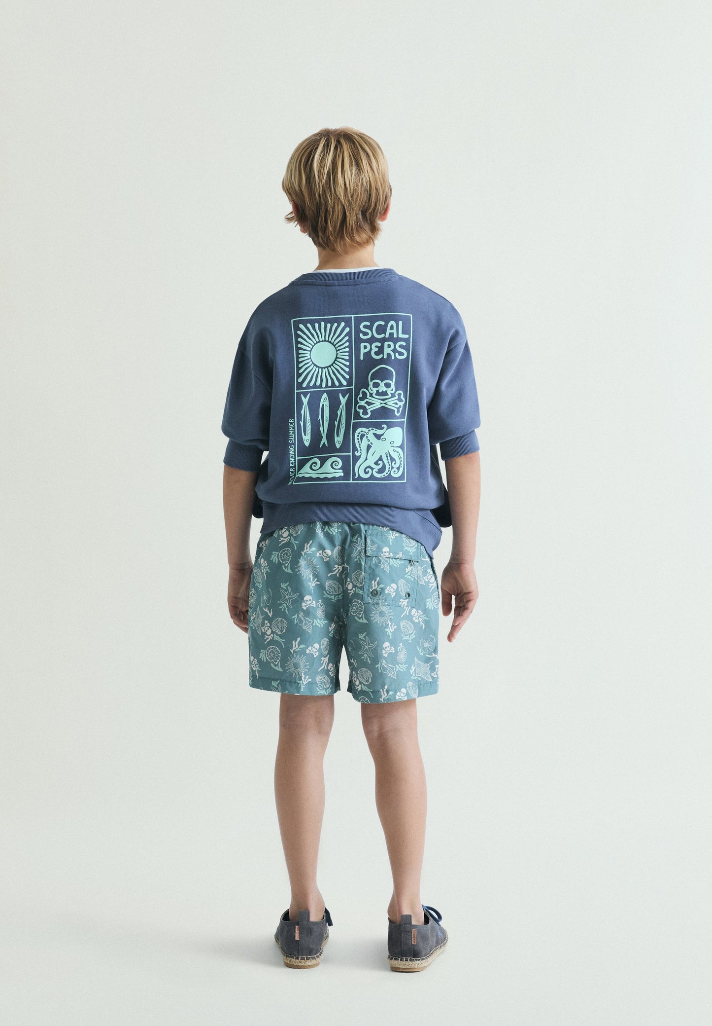 NAUTICAL SWIMMING TRUNKS