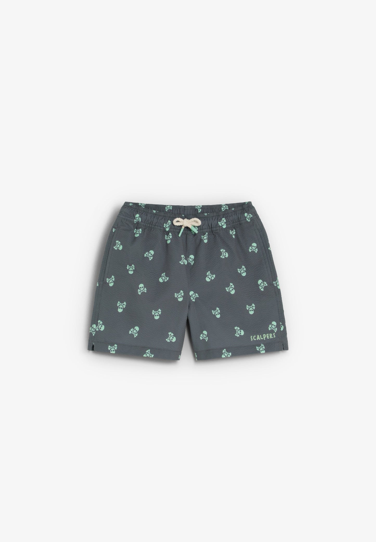 SKULL PRINT SWIMMING TRUNKS