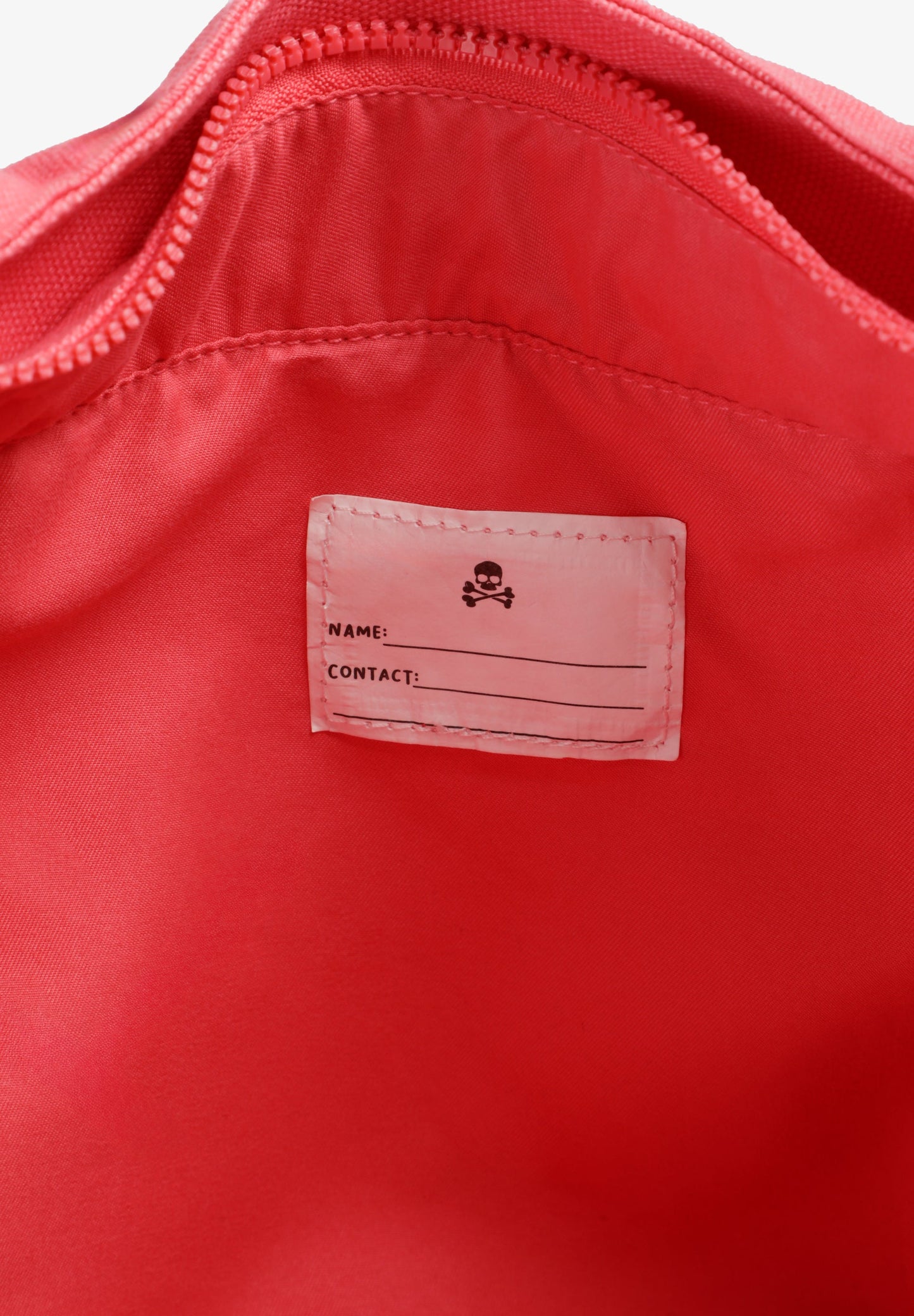 CONTRAST SKULL TOTE BAG