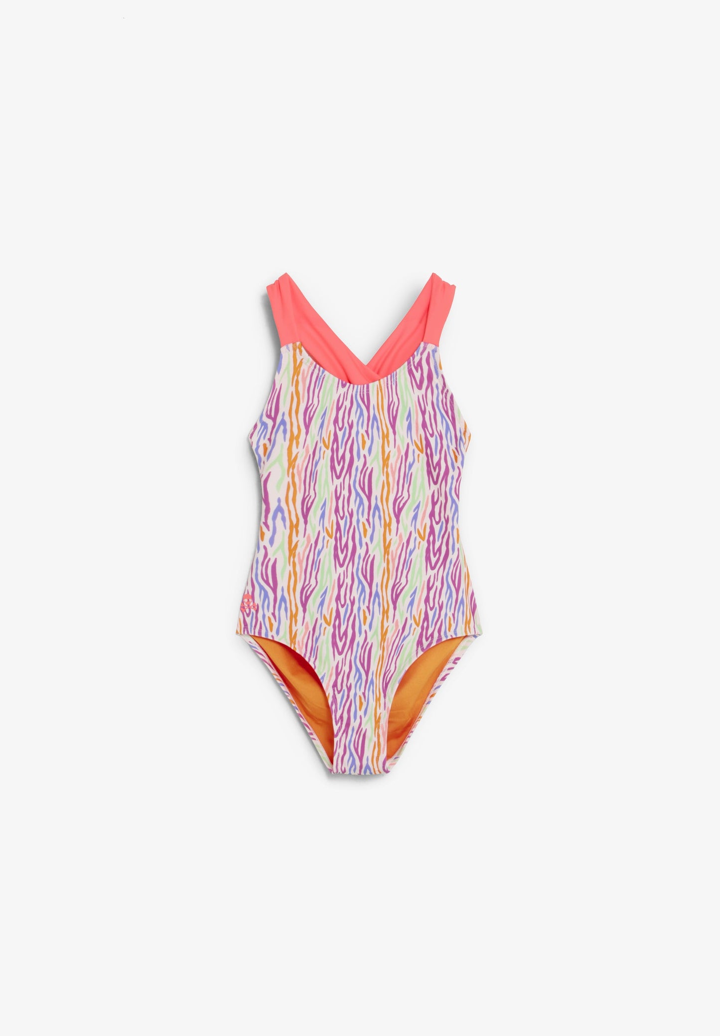 MULTICOLOURED PRINT SWIMSUIT