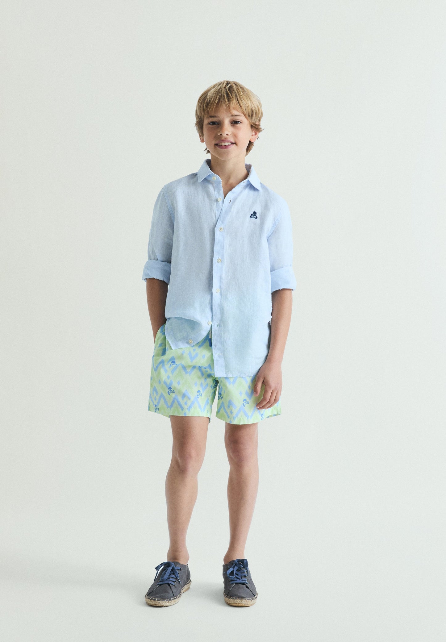 IKAT PRINT SWIMMING TRUNKS