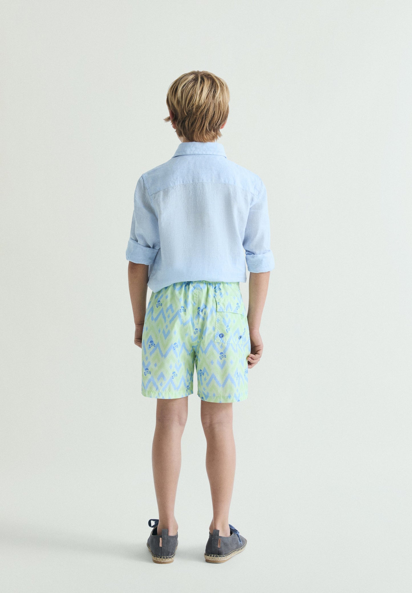 IKAT PRINT SWIMMING TRUNKS