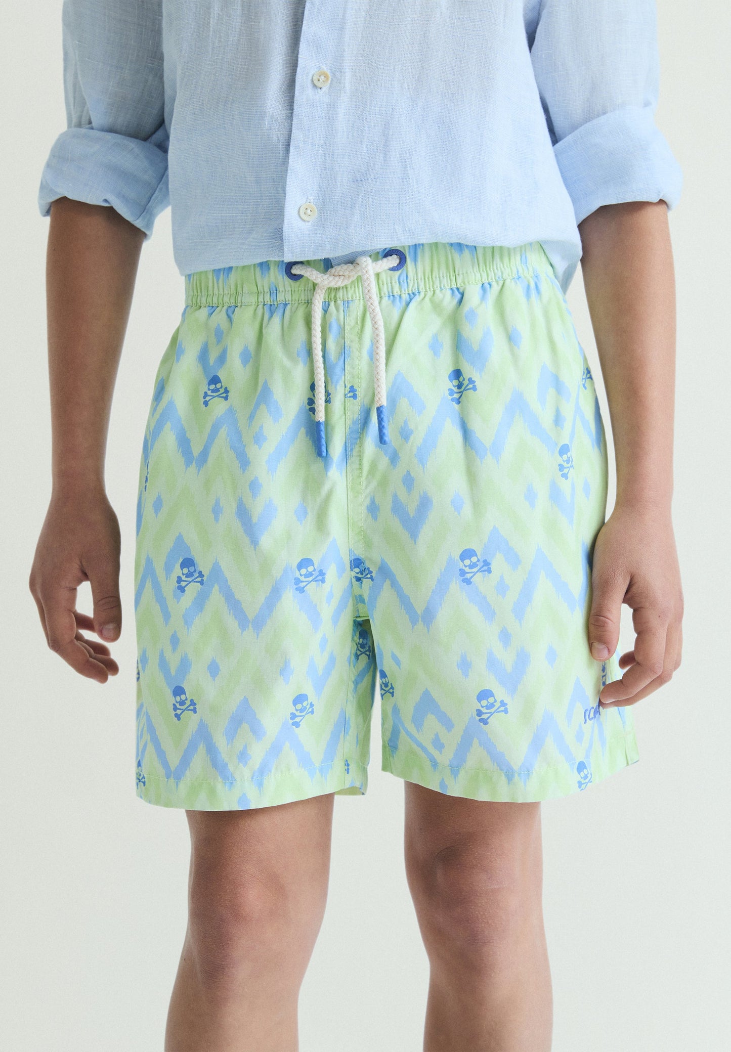 IKAT PRINT SWIMMING TRUNKS
