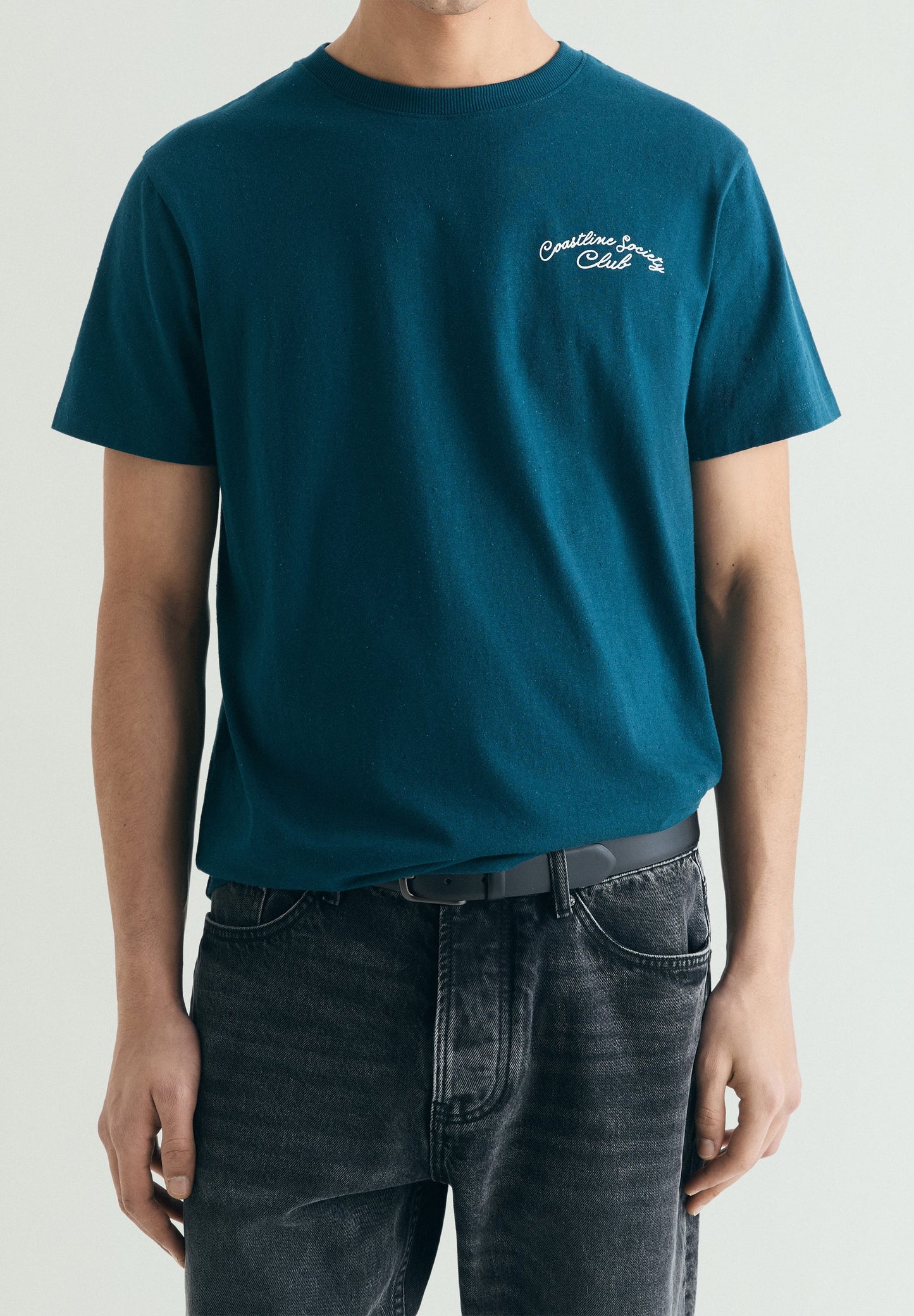 CONTRAST PRINT T-SHIRT