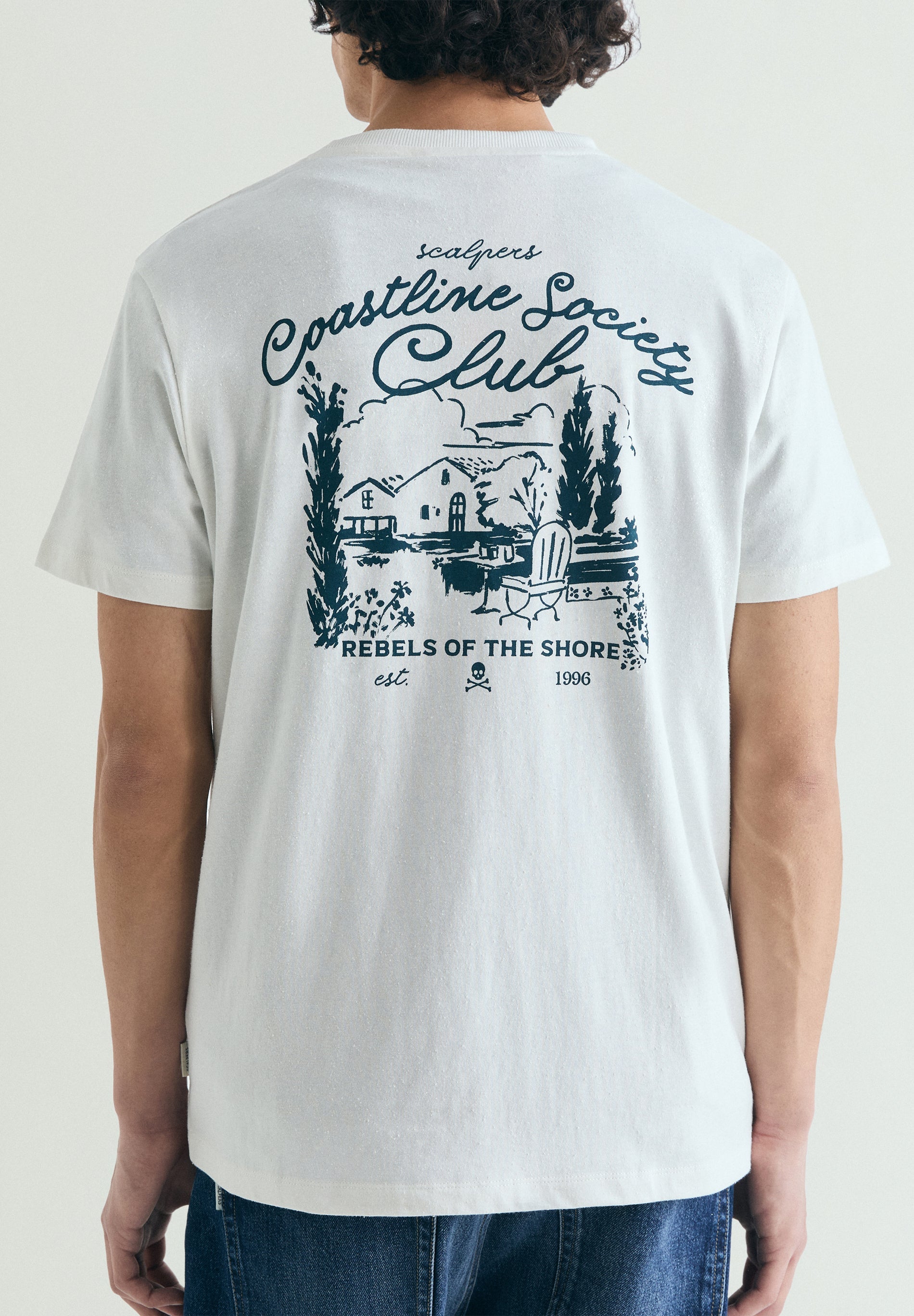 CONTRAST PRINT T-SHIRT