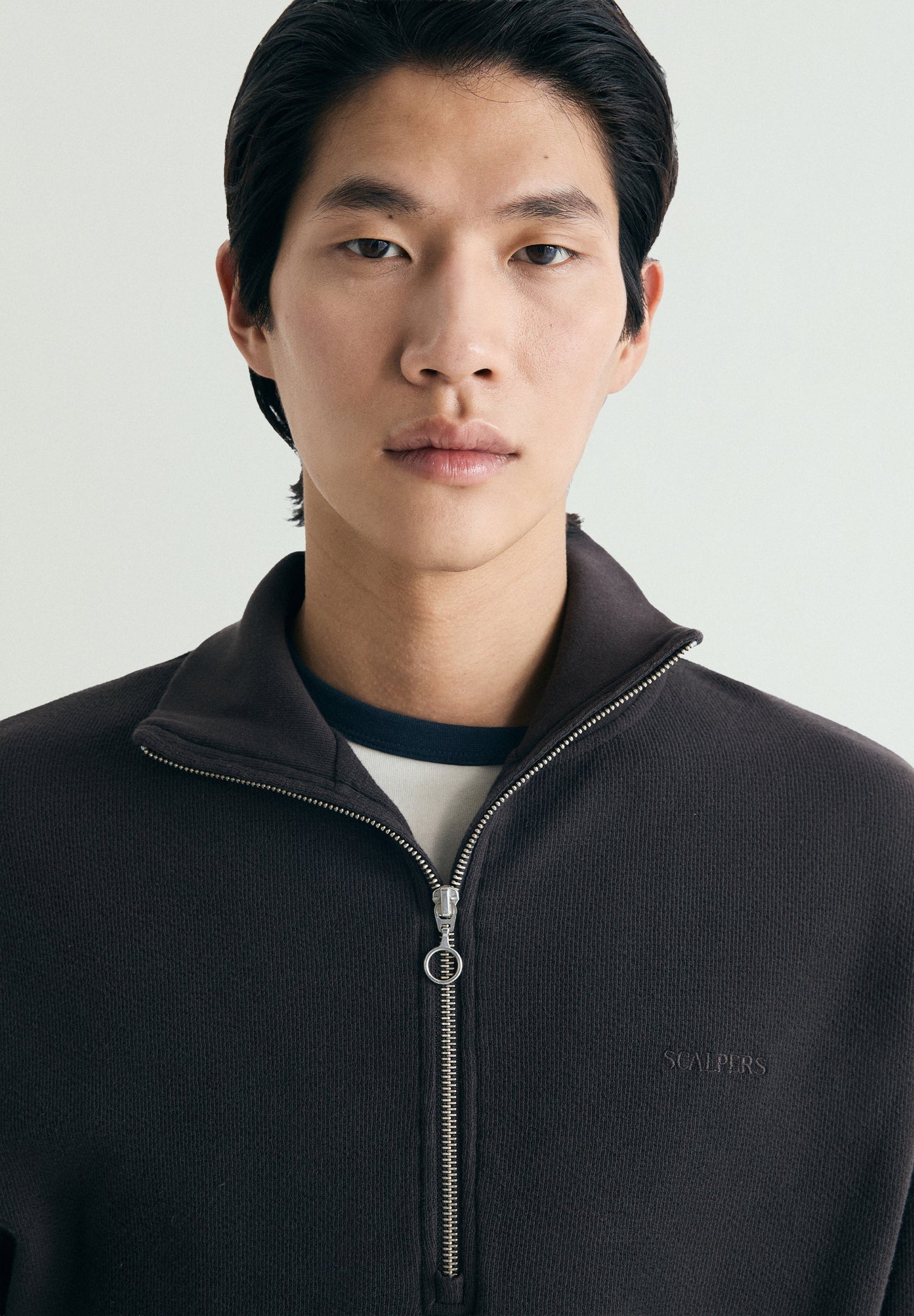 HALF ZIP SWEATSHIRT