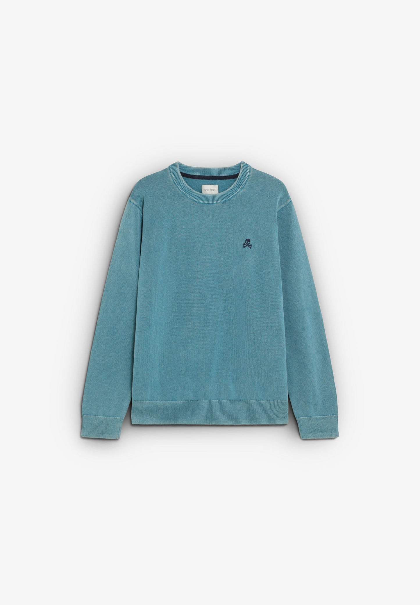 ROUND NECK COTTON SWEATER