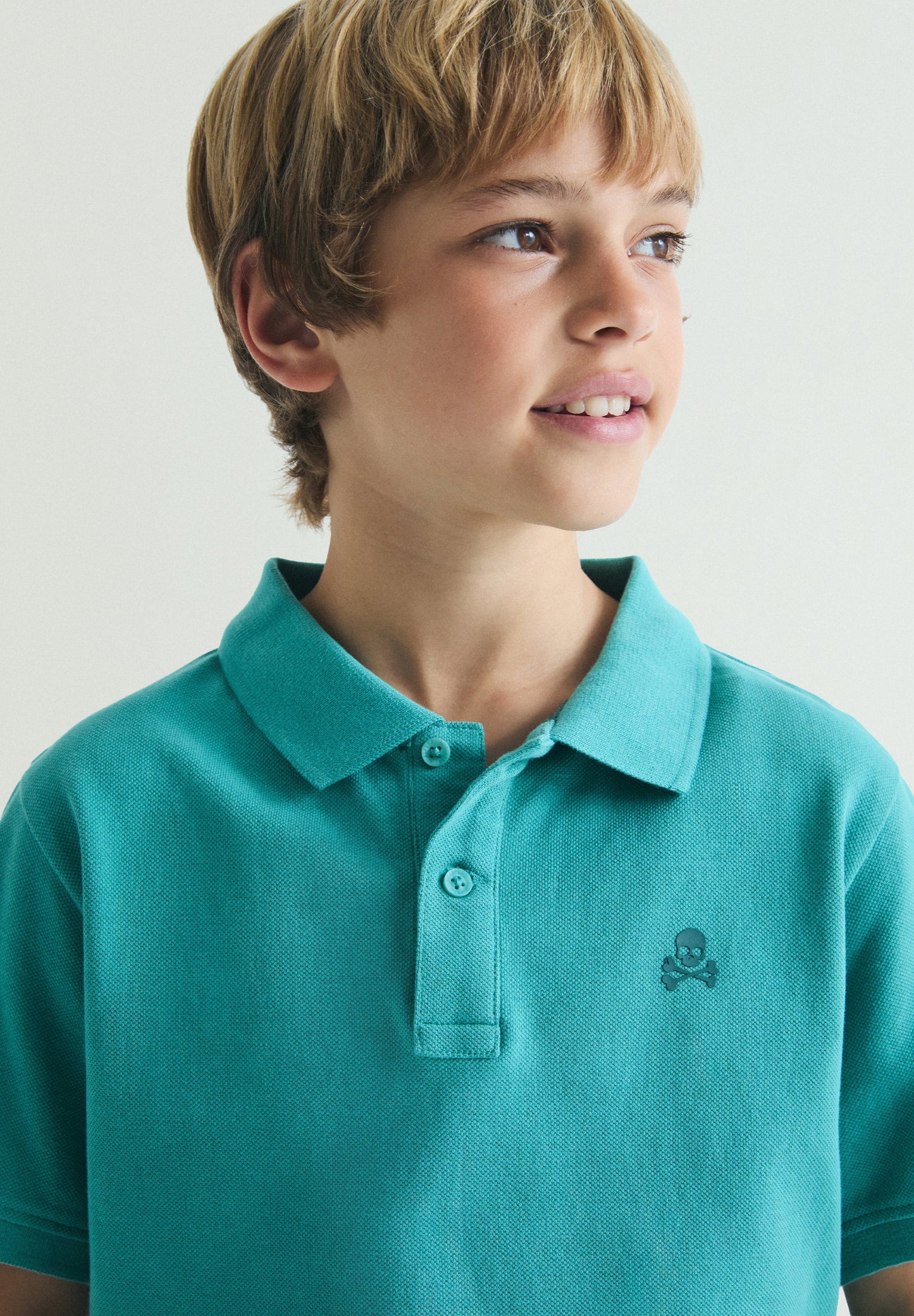 BASIC POLO SHIRT WITH SKULL