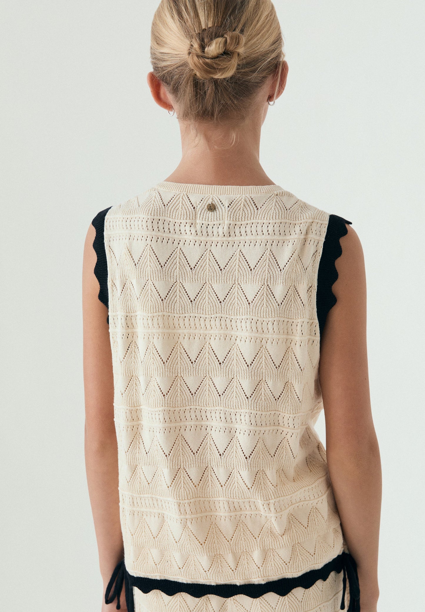 OPENWORK KNIT TOP