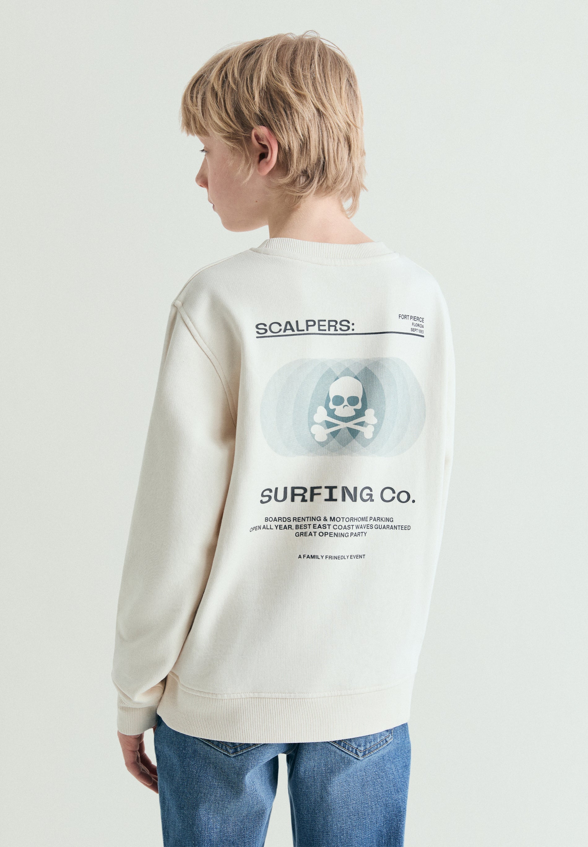 PRINTED CREWNECK SWEATSHIRT