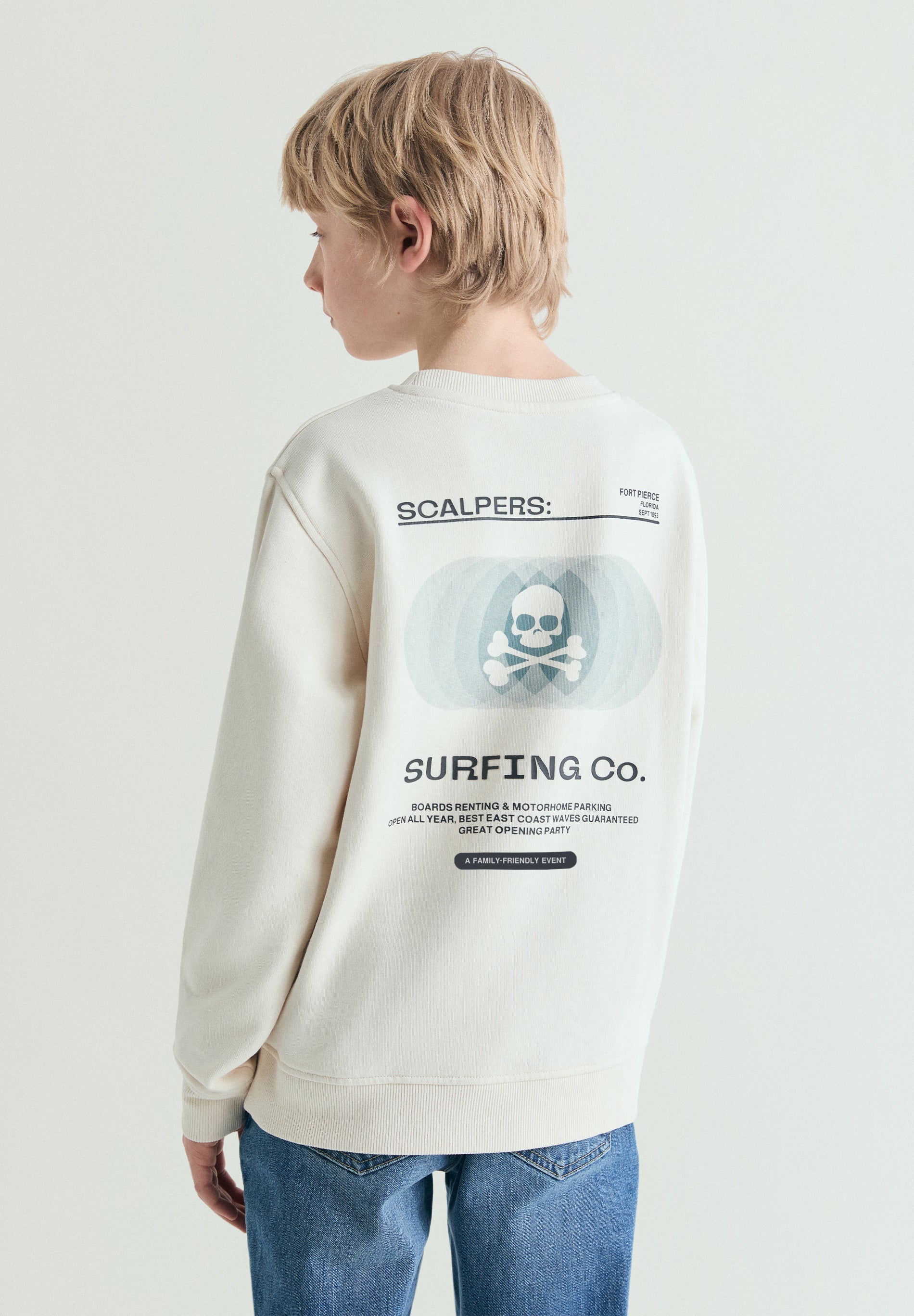 PRINTED CREWNECK SWEATSHIRT